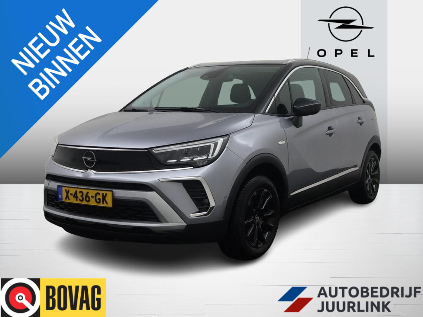 Opel Crossland 1.2T 130pk Automaat Ultimate Trekhaak/Alcantara/ 2022 - voorkant