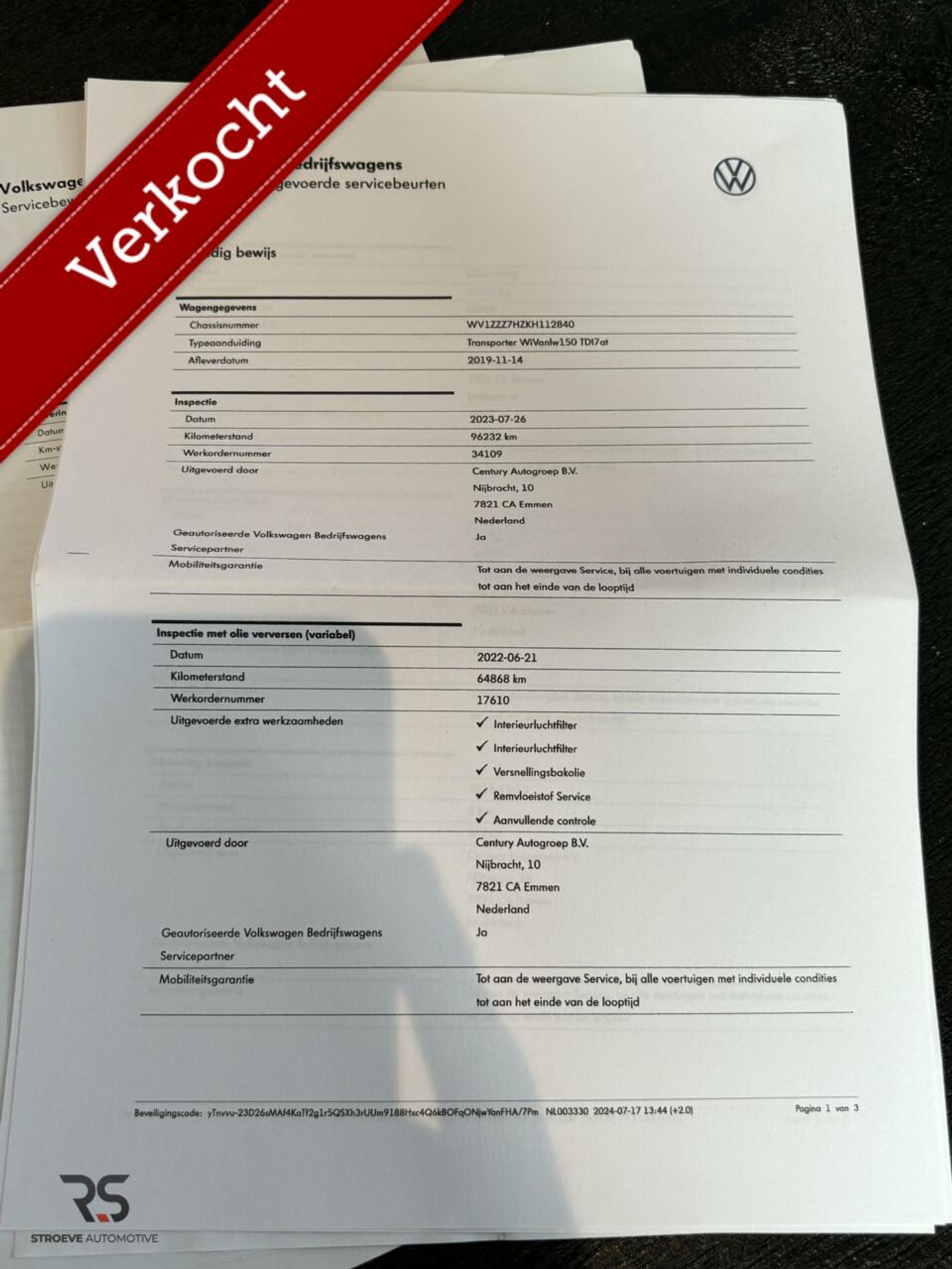 Foto van Volkswagen Transporter