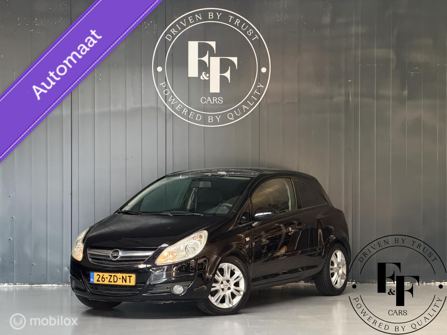 Opel Corsa 1.2-16V Sport|Automaat|Half Leder|Cruise|Airco|NAP 2008 - voorkant