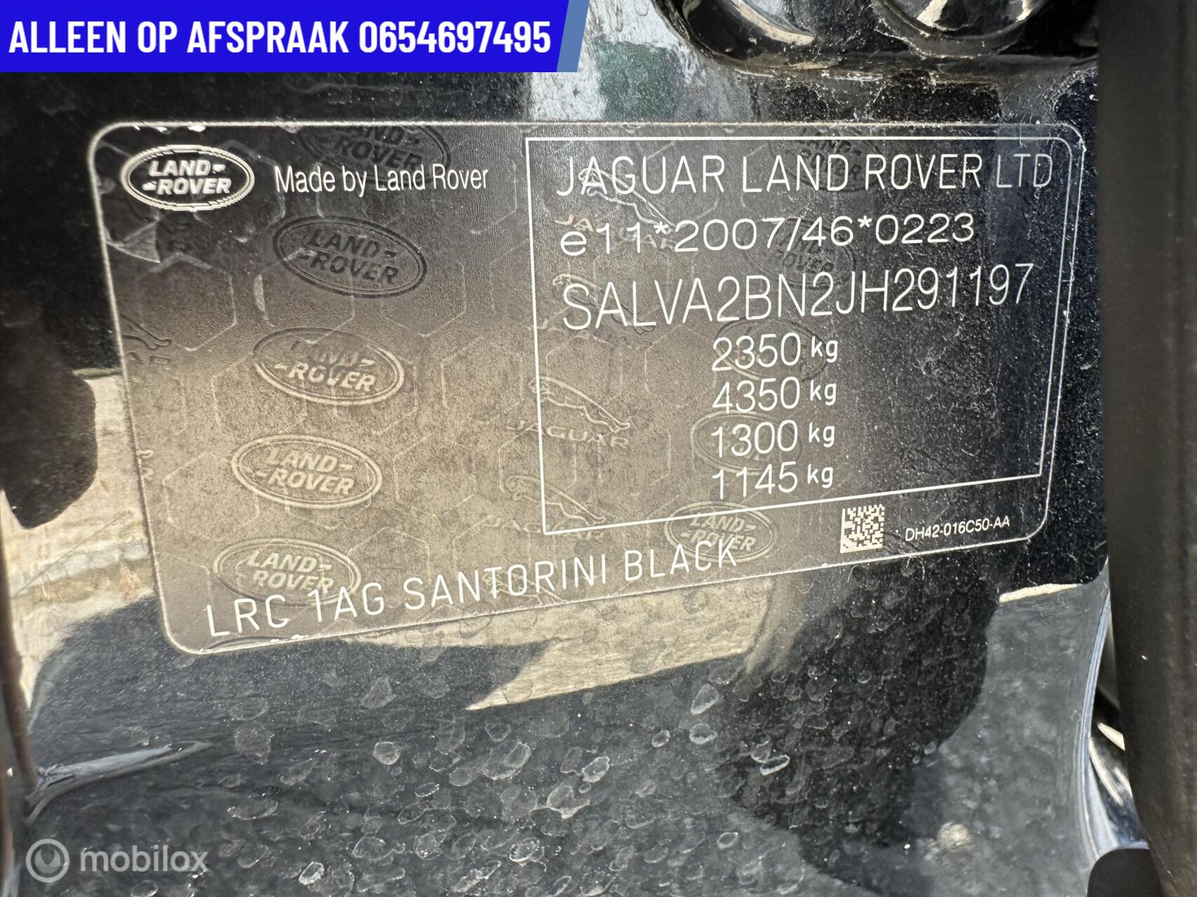 Foto van Land Rover Range Rover Evoque