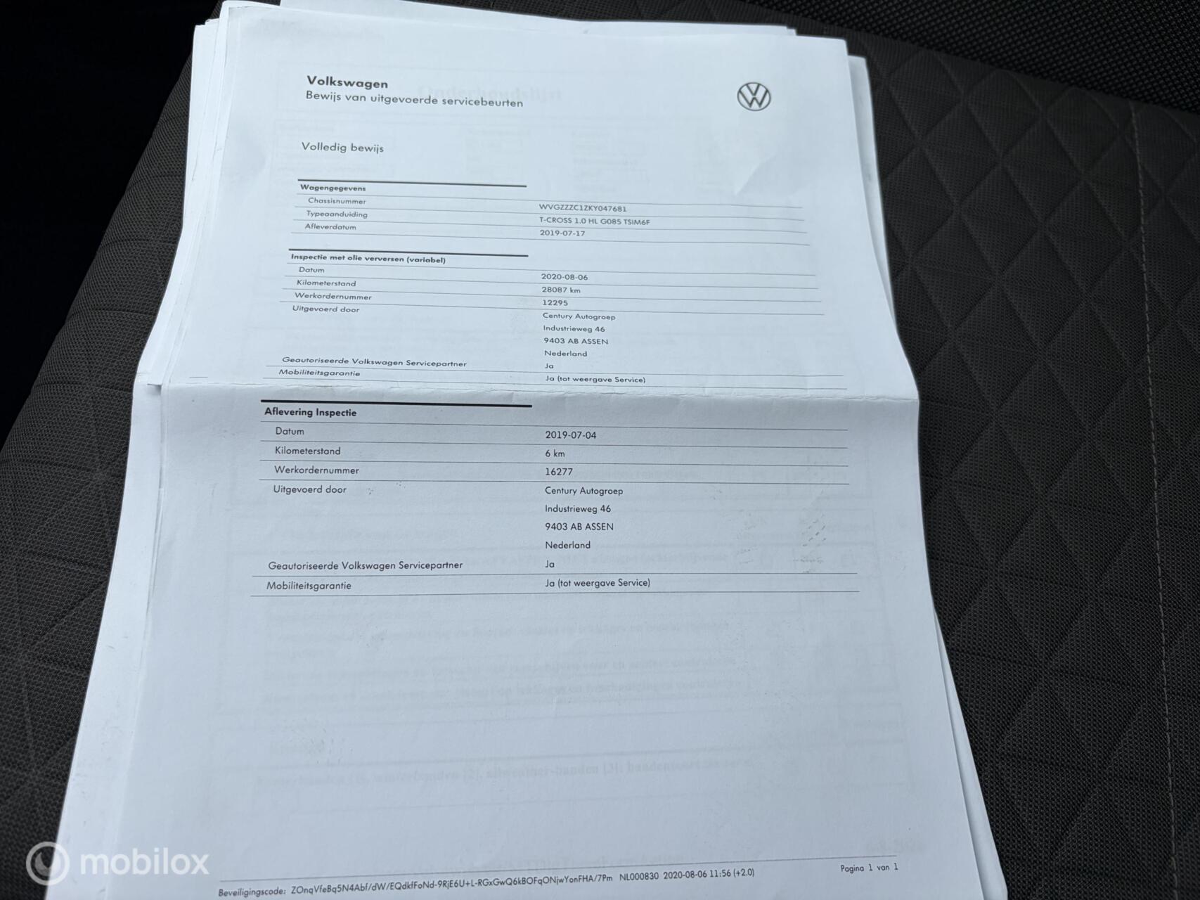 Foto van Volkswagen T-cross