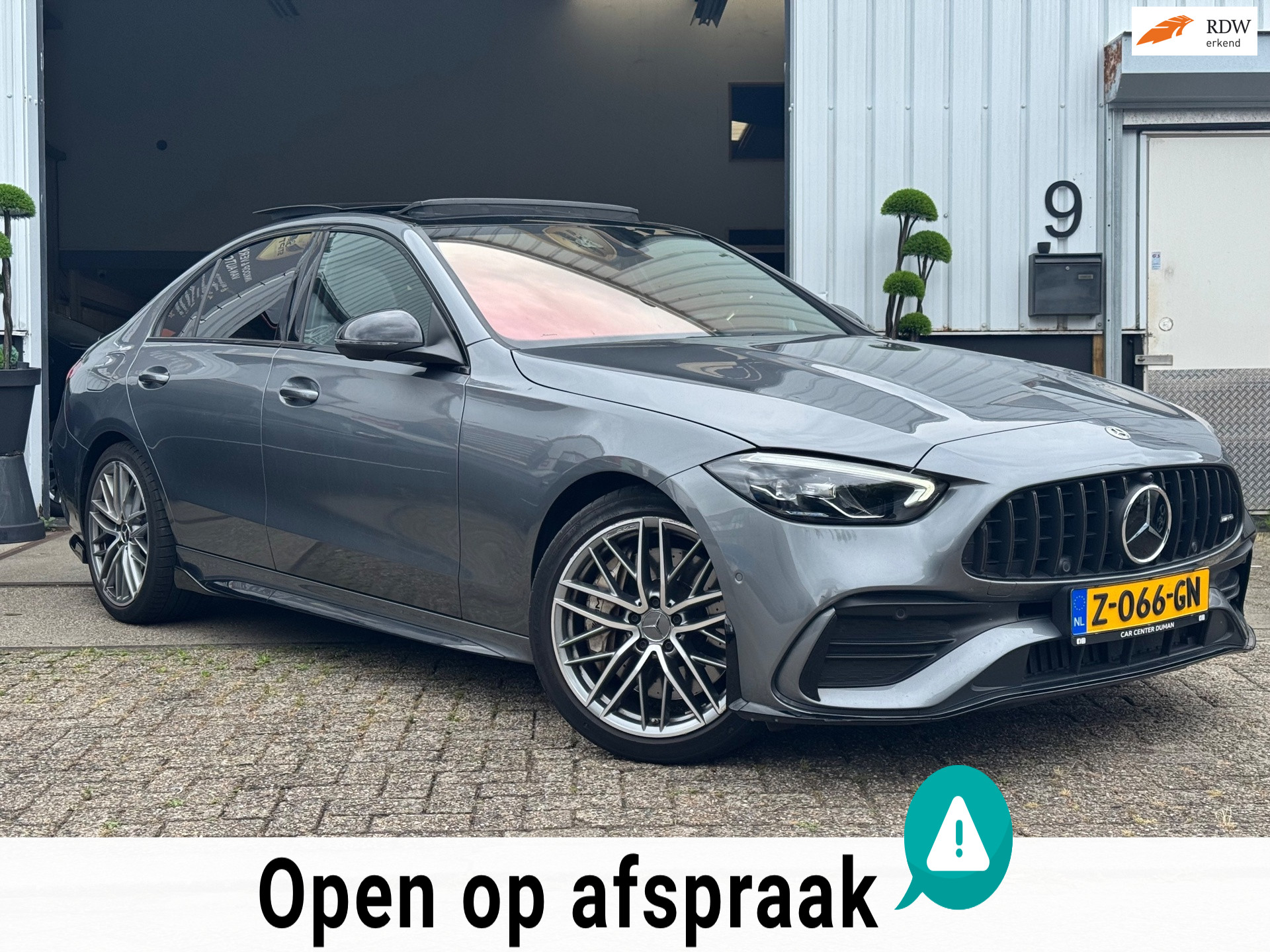 Mercedes-Benz AMG C 43 4matic+ AMG | 43 | 4MATIC | 1STE EIGN | PANO | BOMVOL | 2023 - voorkant