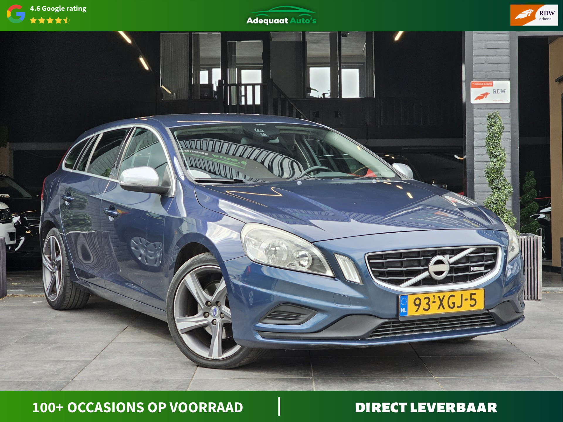 Volvo V60 1.6 T3 R-Design|2e eig|NAP|AUT|PDC|Trekhaak|Cruise 2012 - voorkant