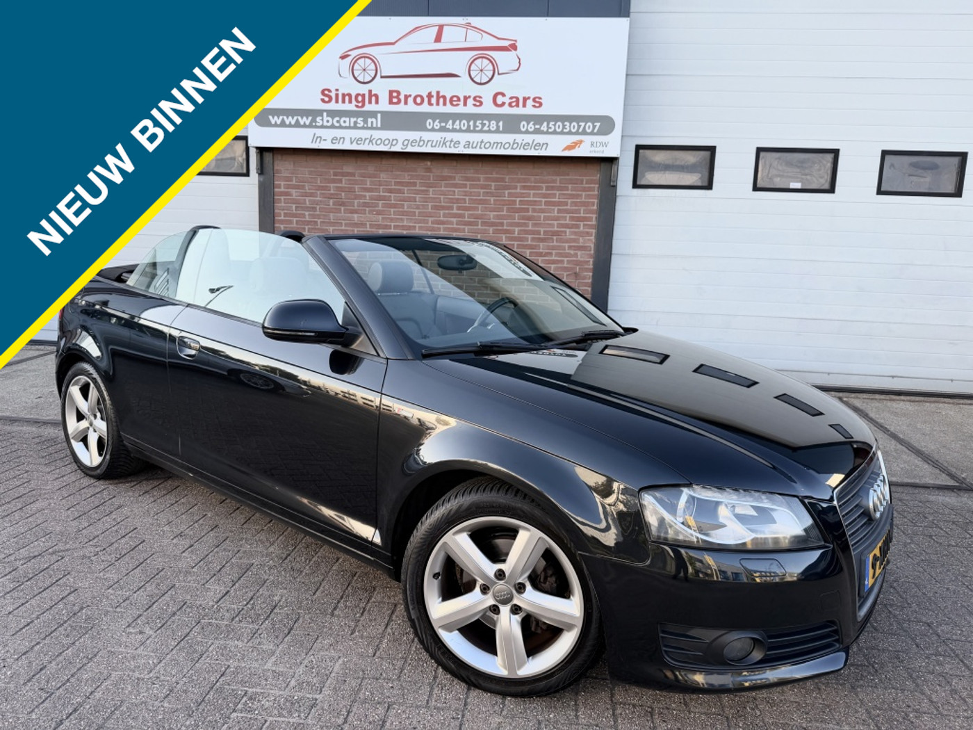 Audi Audi A3 Cabriolet 1.8/160PK/TFSI/S-LINE/LEER/INRUIL MOG!!!!! 2008 - voorkant