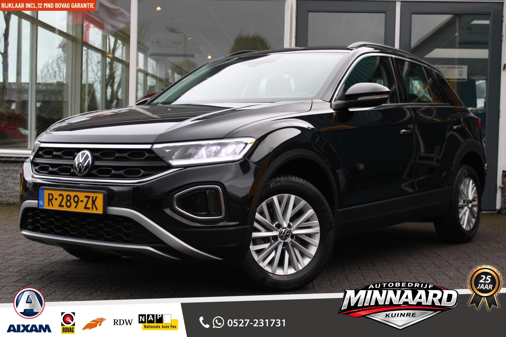 Volkswagen T-roc 1.5 TSI Life Automaat|Facelift|ACC|Trekhaak|Virtualdisplay|Carplay|Led| 2022 - voorkant