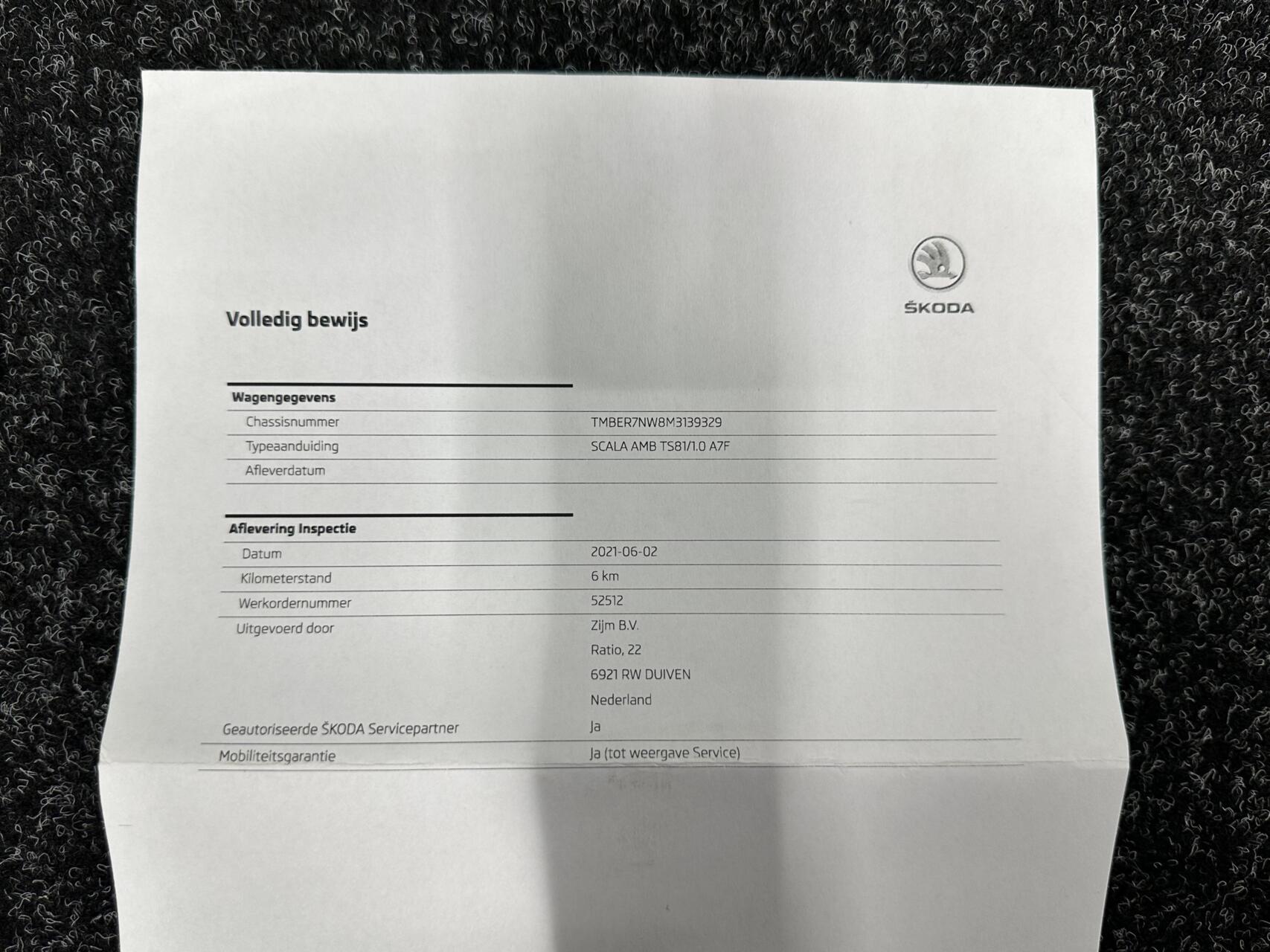 Foto van Skoda Scala
