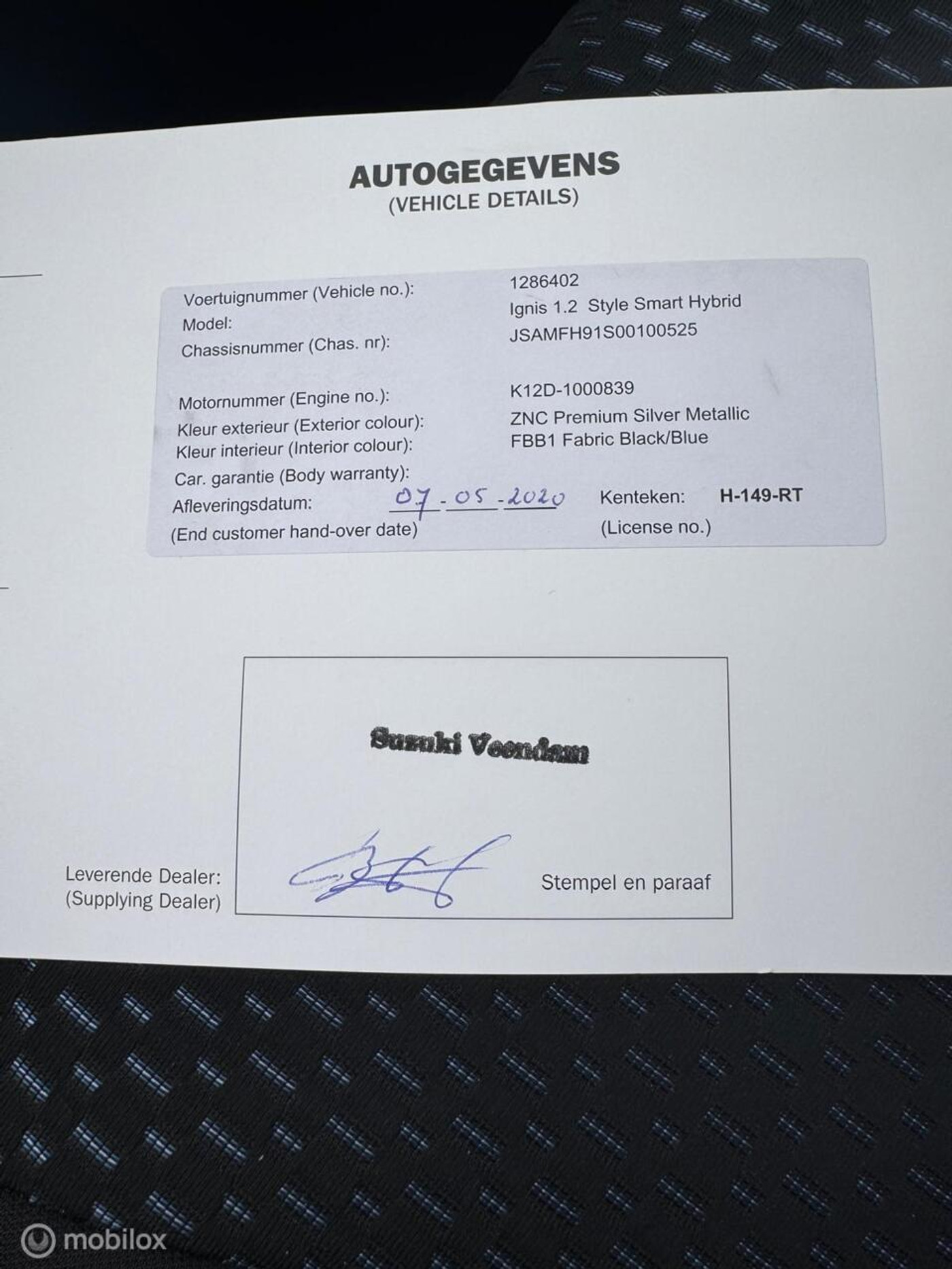 Foto van Suzuki Ignis