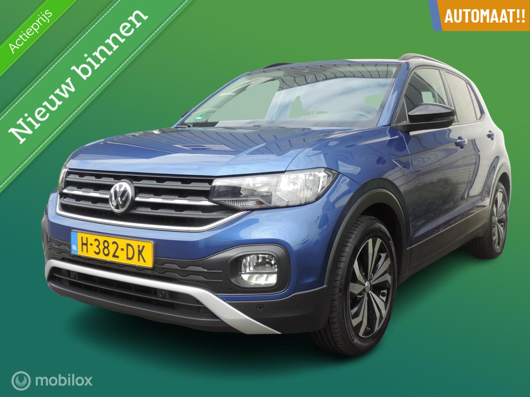 Volkswagen T-cross 1.0 TSI Style,AUTOMAAT,NAVI,TREKHAAK!! 2020 - voorkant