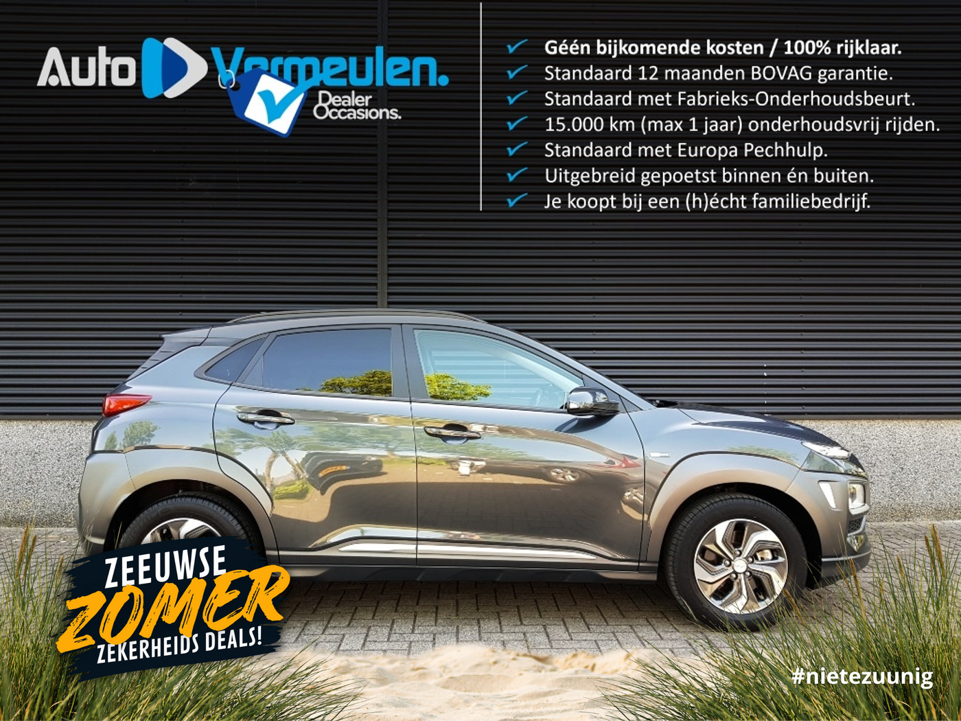 Hyundai Kona 1.6 Hybrid Fashion 2020 - voorkant