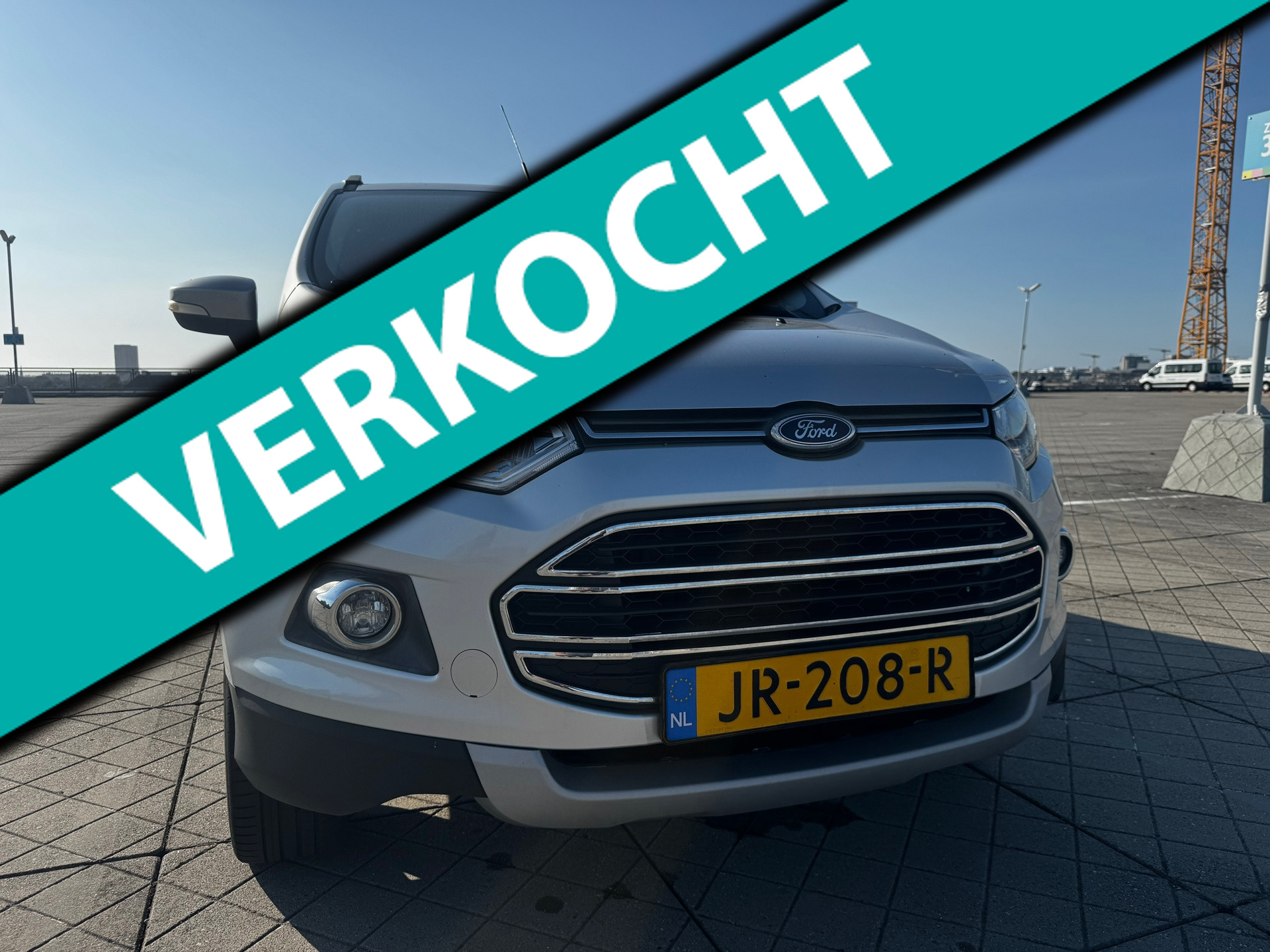 Ford Ecosport 1.0 EcoBoost Titanium CRUISE CLIMA LEER NAP 2016 - voorkant