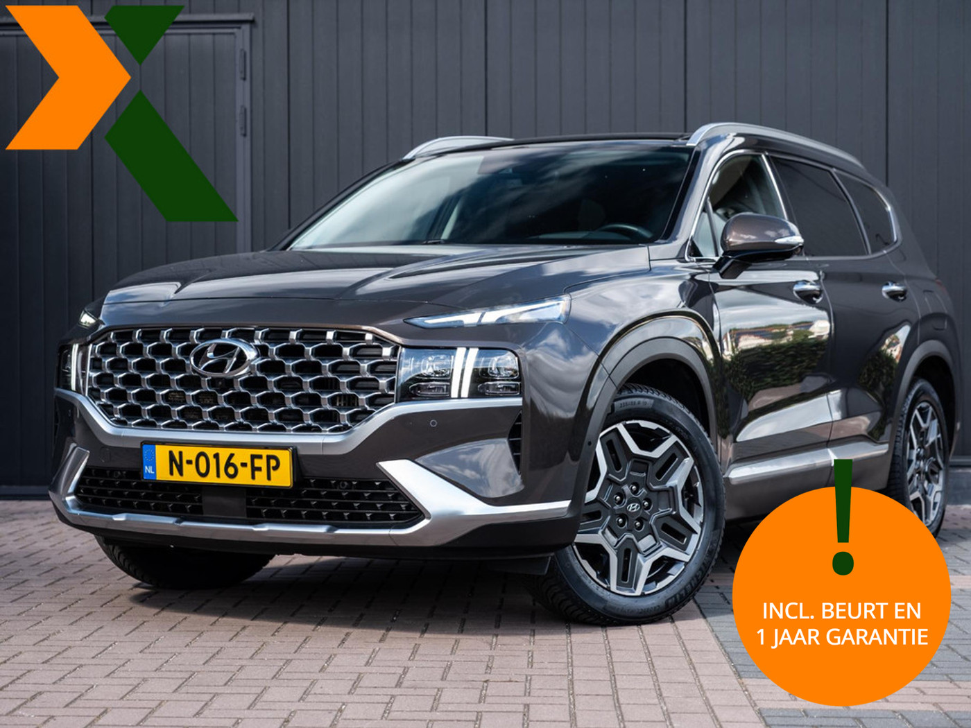 Hyundai Santa Fe 1.6 T-GDI PHEV Premium Sky 7p. | Volleder | Stoelventilatie | Ro 2021 - voorkant