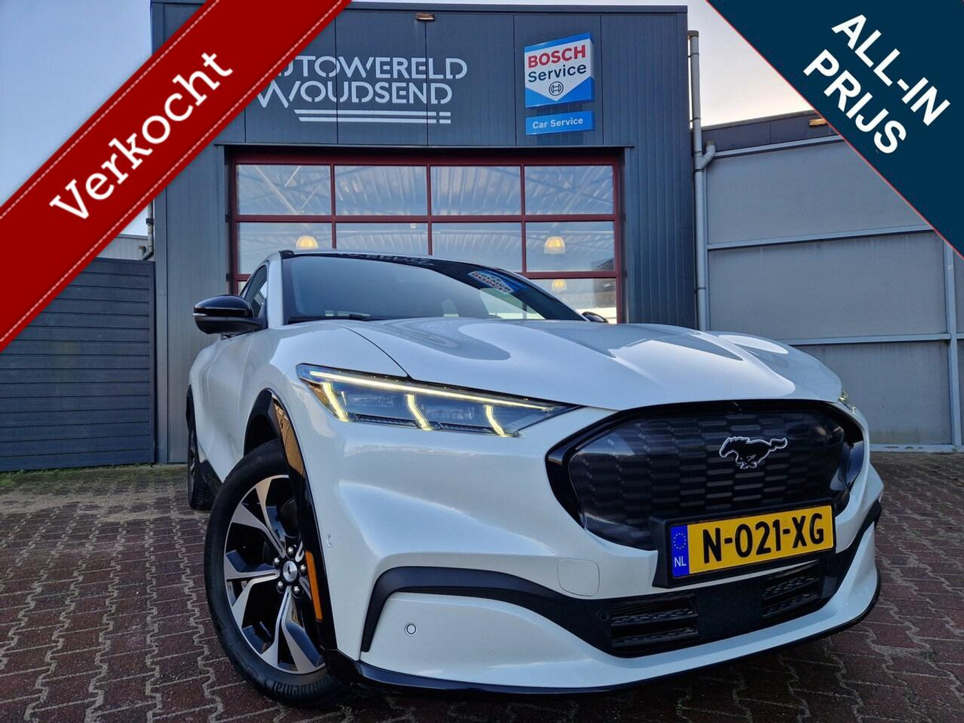 Ford Mustang Mach-e Extended First Edition AWD 98 kWh 12MND BOVAG GAR | ACC | 360° CAMERA | STOEL+STUURVERW | 2021 - voorkant