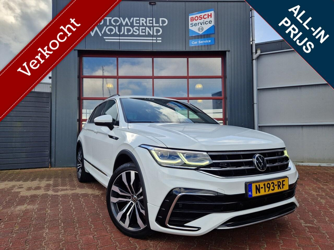 Volkswagen Tiguan 1.5 TSI R-Line Business+ 12MND BOVAG GAR | E-TREKHAAK| ACC | STUUR/STOEL VERW | CAMERA | L 2021 - voorkant