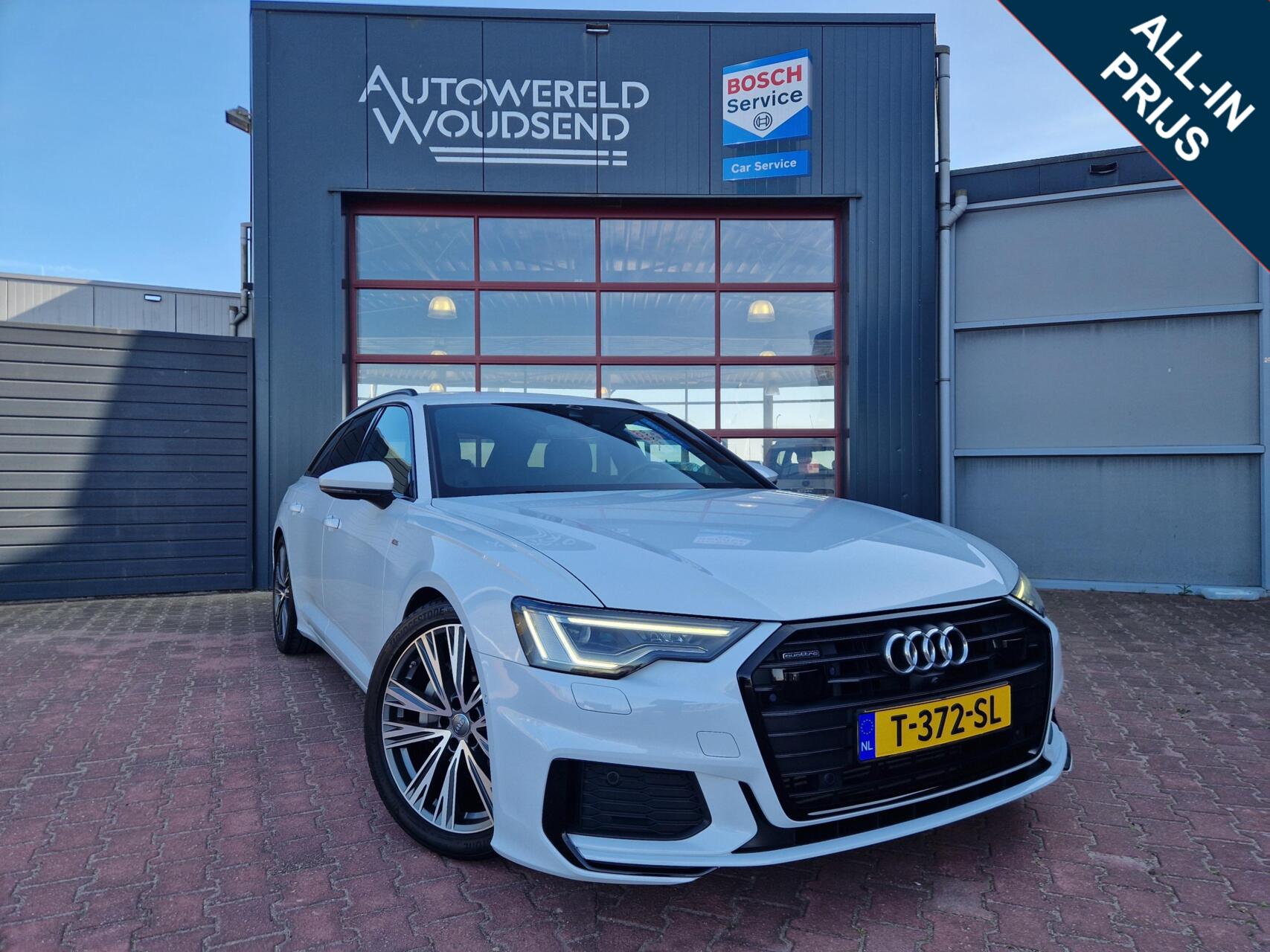 Audi A6 Avant 45 TFSI quattro Business edition 12MND BOVAG GAR| NAVI|360 CAMERA|AFN. TREKHAAK|2X S-LINE|ACC 2019 - voorkant