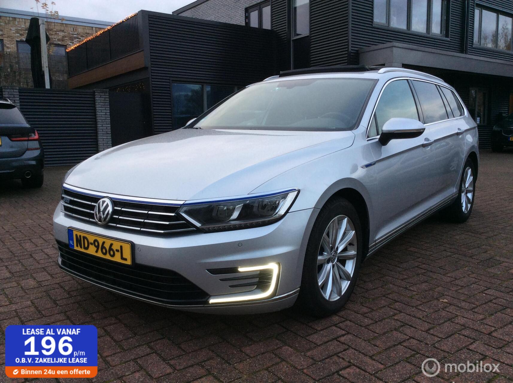 Volkswagen Passat 1.4 TSI GTE Highline Panorama App connect 2016 - voorkant