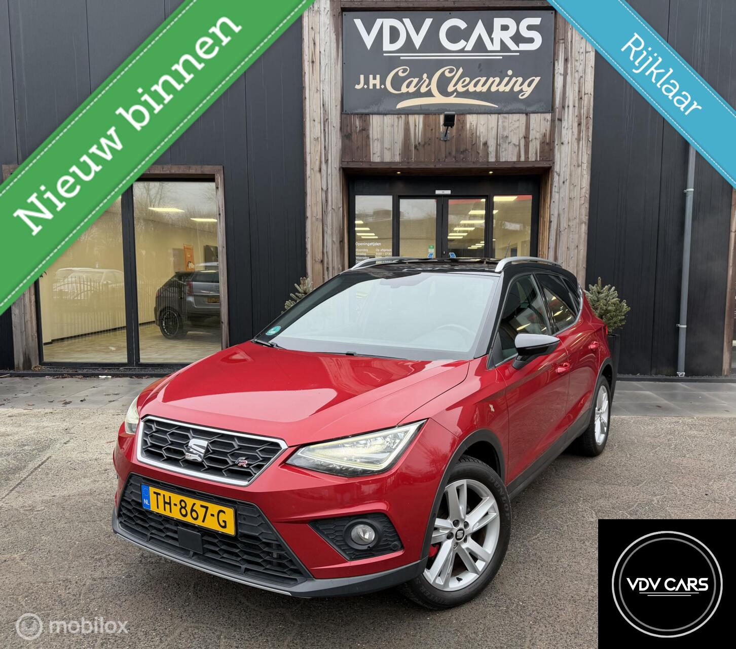 Seat Arona 1.5 TSI EVO FR | Cruise | Clima | Carplay | NAP! 2018 - voorkant