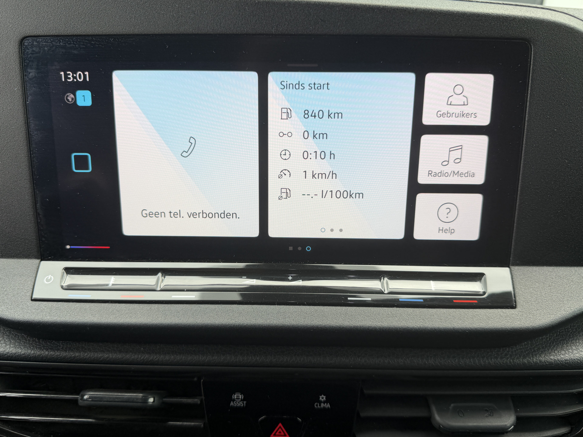 Foto van Volkswagen Caddy Modified Partition Wall