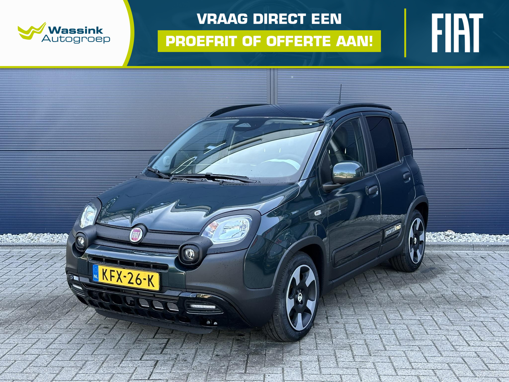 Fiat Panda 1.0 Hybrid Pandina 2026 - voorkant