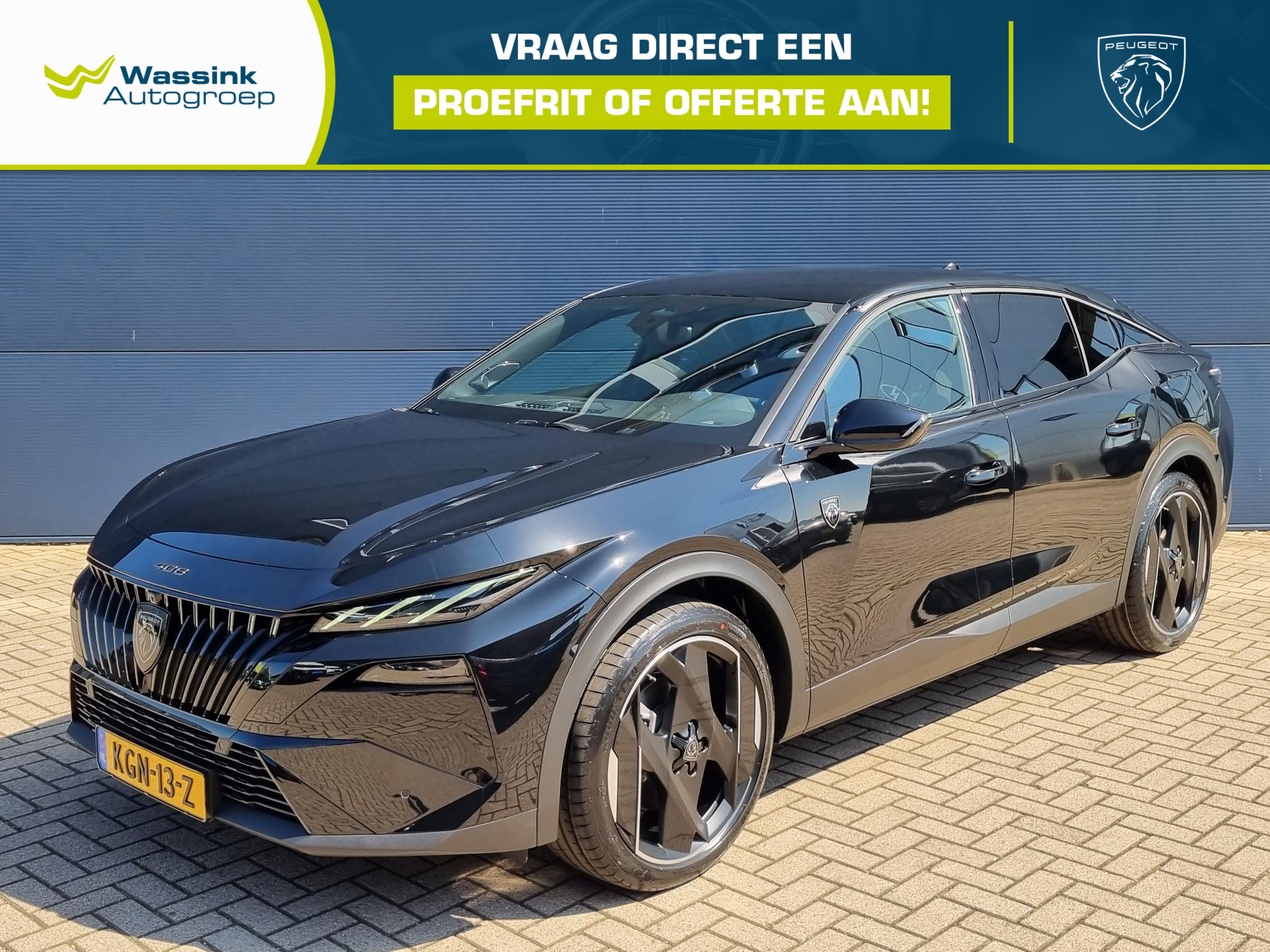 Peugeot 408 1.6 GT Exclusive Plug-In Hybrid 240 2026 - voorkant