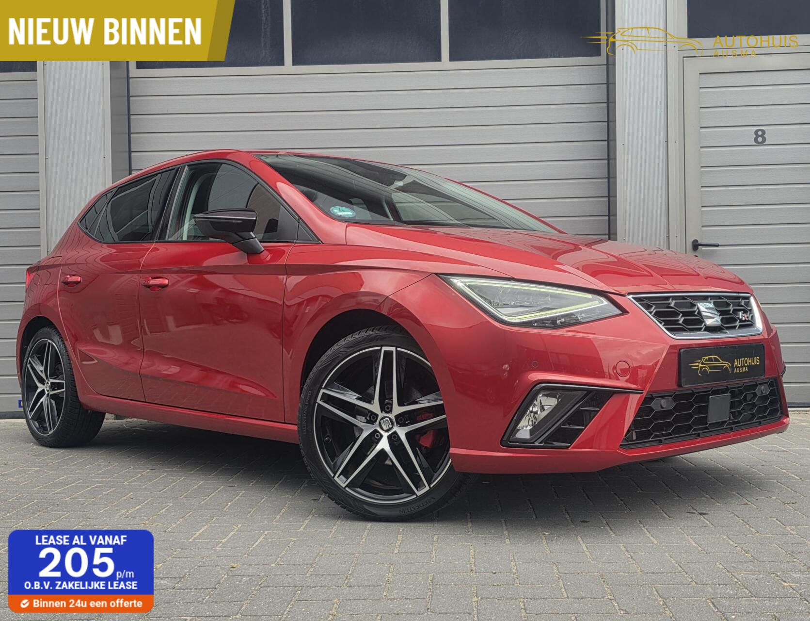 Seat Ibiza 1.0 TSI FR Alcantara/ACC/Led/Camara/Carplay/Beats/Sfeer/ 2017 - voorkant