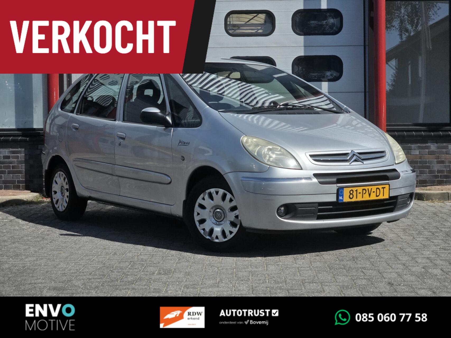 Citroen Xsara Picasso 2.0i-16V Attraction Automaat Cruise/PDC 2004 - voorkant