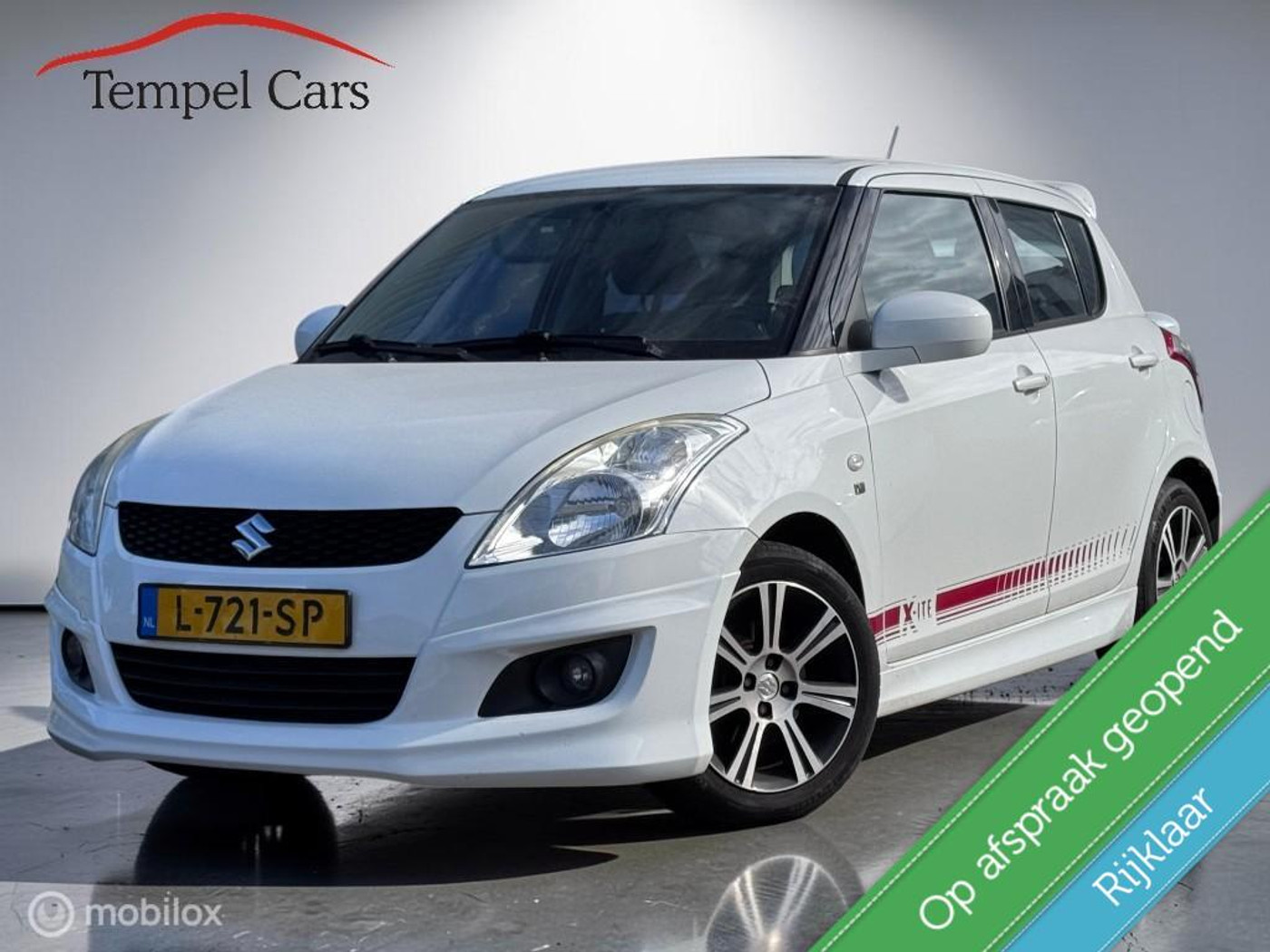 Suzuki Swift 1.2 Exclusive|X-ite|KeylessEntry&Go|Pano|Cruise 2011 - voorkant