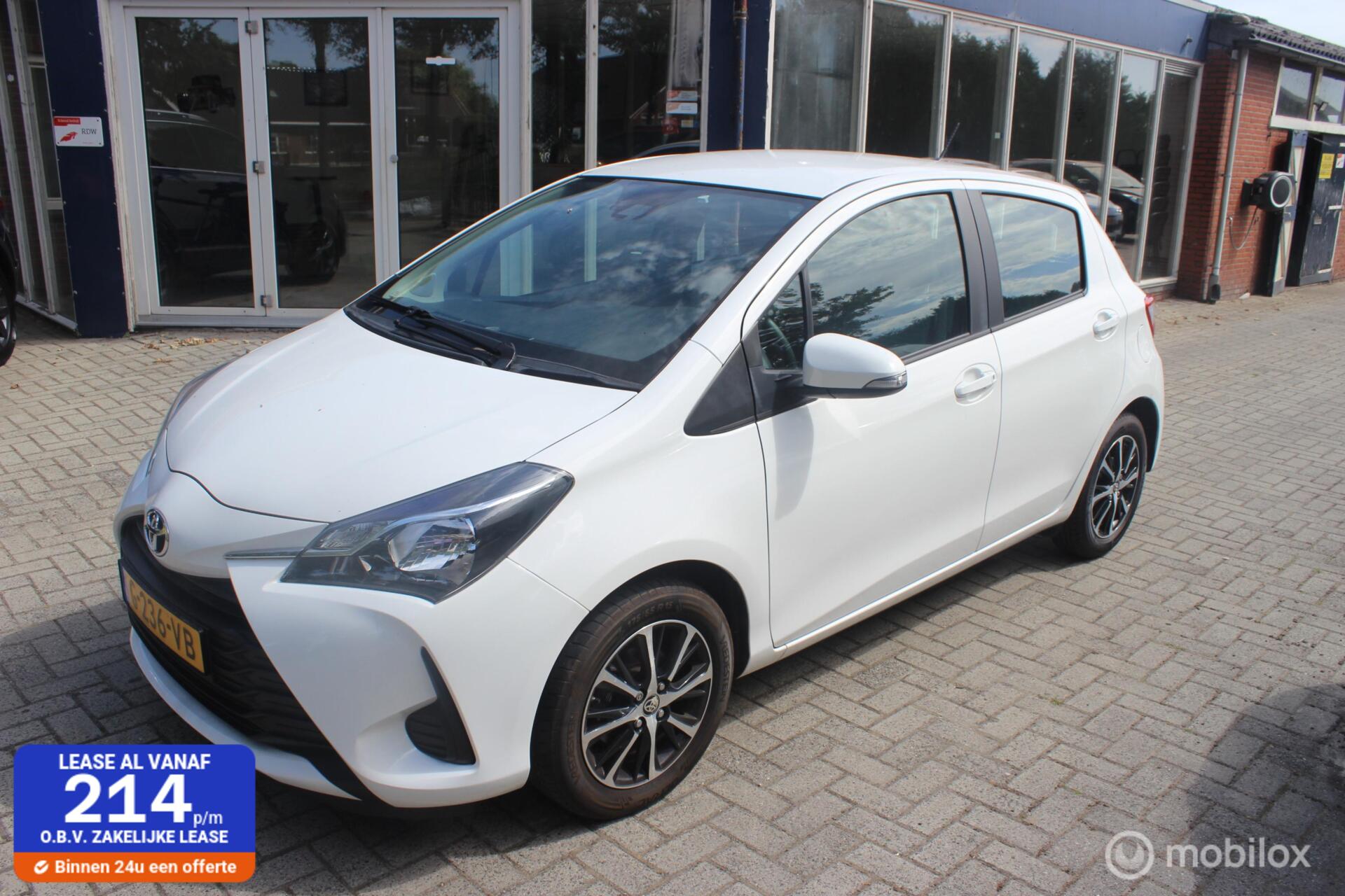 Toyota Yaris 1.0 VVT-i Connect 2019 - voorkant