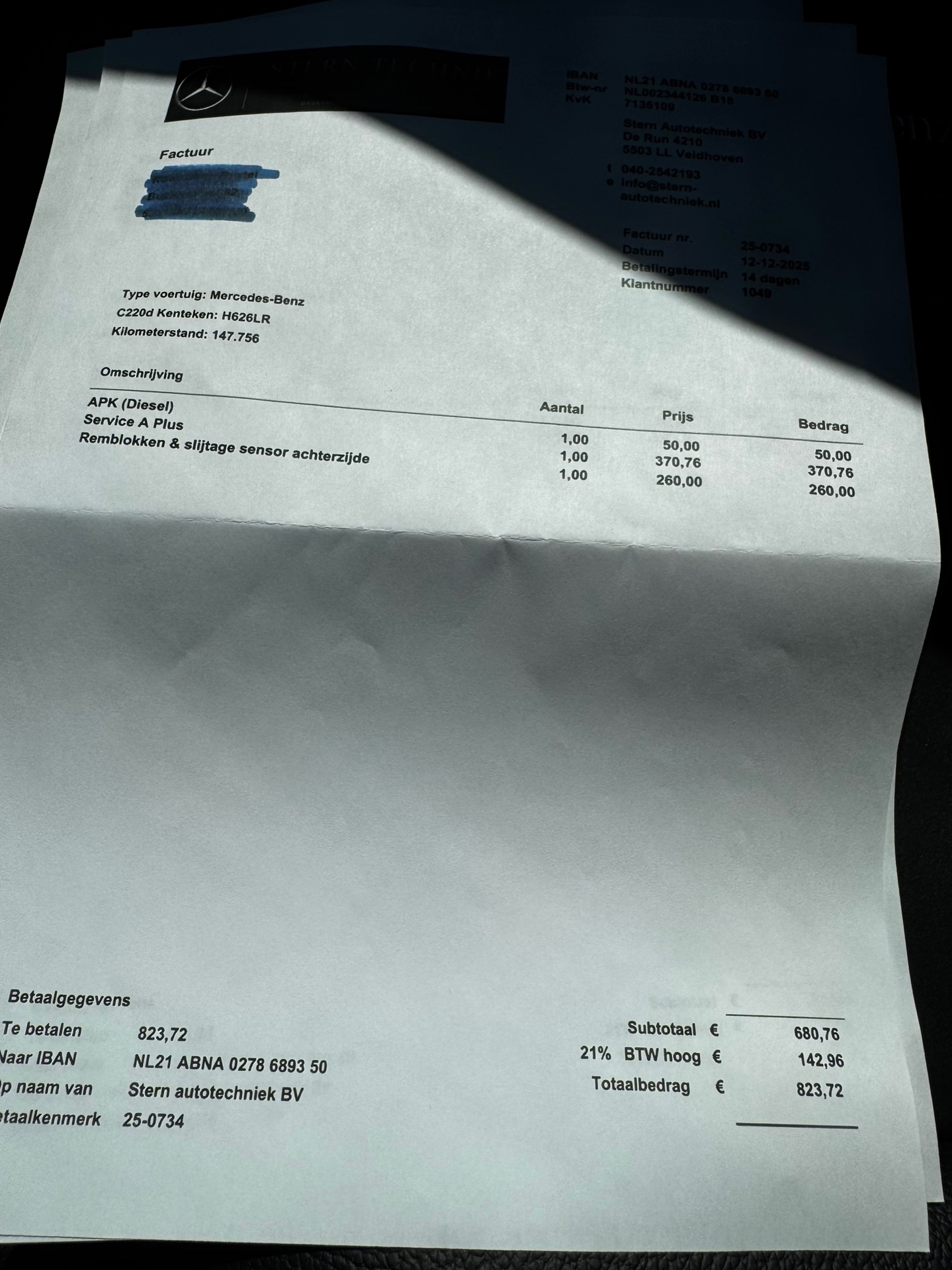Foto van Mercedes-Benz C 220 D