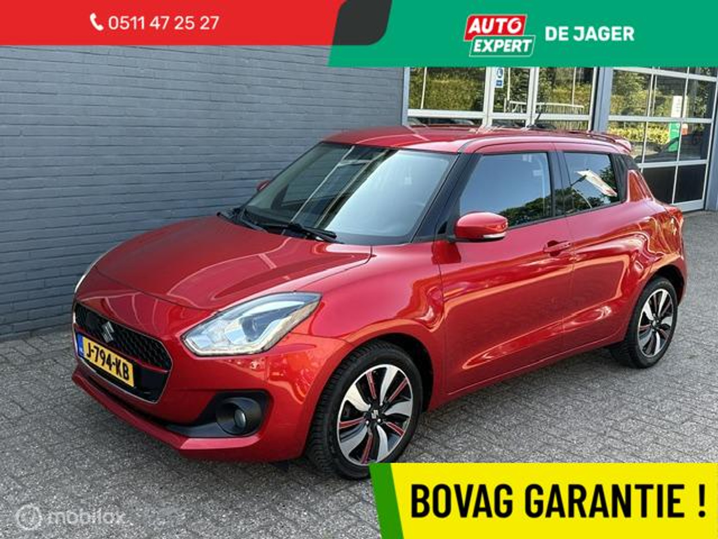 Suzuki Swift 1.0 Stijl Smart Hybrid 2017 - voorkant