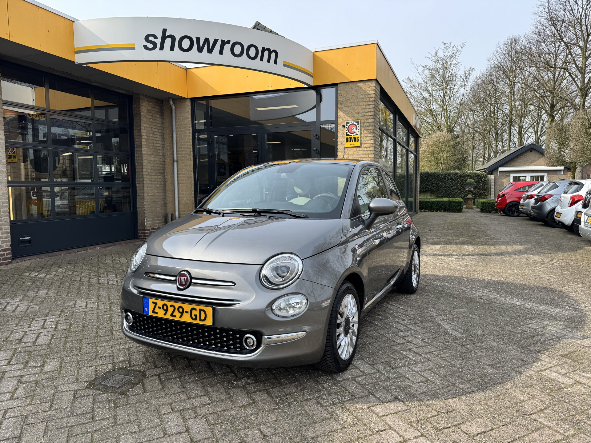Fiat 500 1.0 Hybrid Dolcevita Airco Leder Panodak Carplay 2022 - voorkant