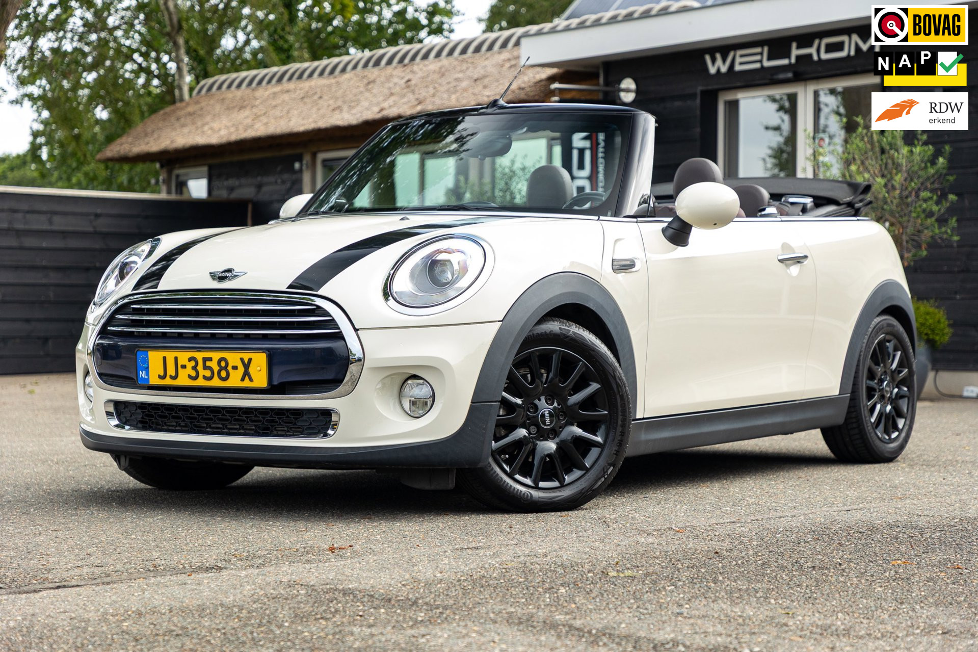 Mini Cooper 1.5 Cooper Pepper Business Automaat I Leder I Harman Kardon I Camera I Navigatie I Stoelverwarming I NL Auto I NAP 2016 - voorkant
