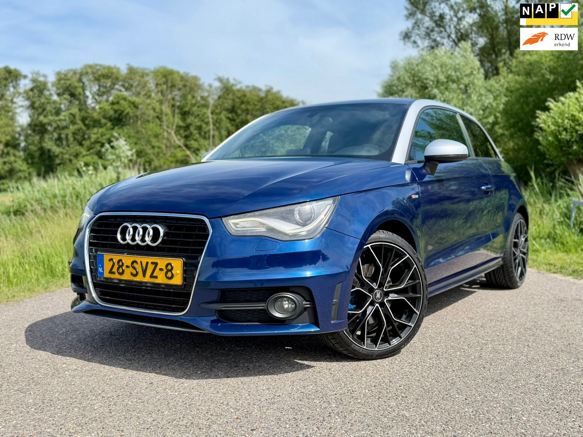 Audi Audi A1 1.4 TFSI Pro Line S S-tronic 185PK Kuipstoelen AIRCO NAVI CRUISE CONTROL PERFECT ONDERHOUDEN NAP 2012 - voorkant