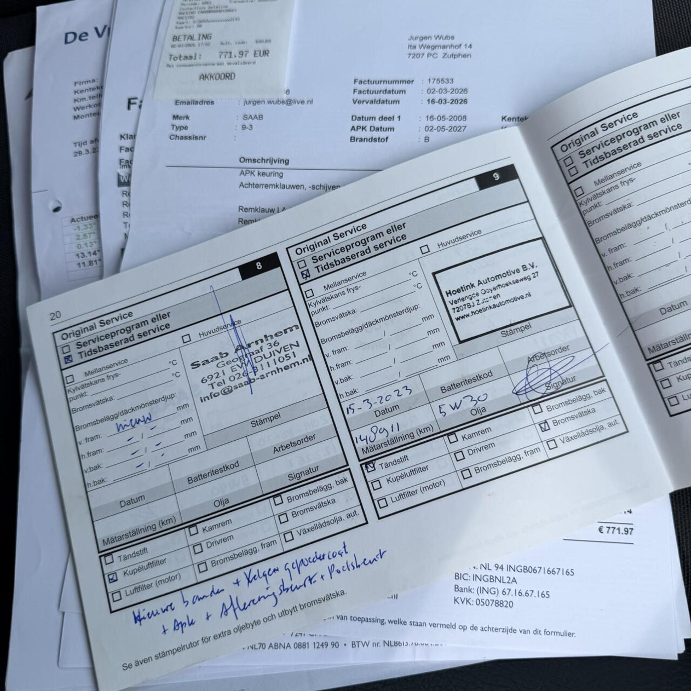 Foto van Saab Saab 9-3