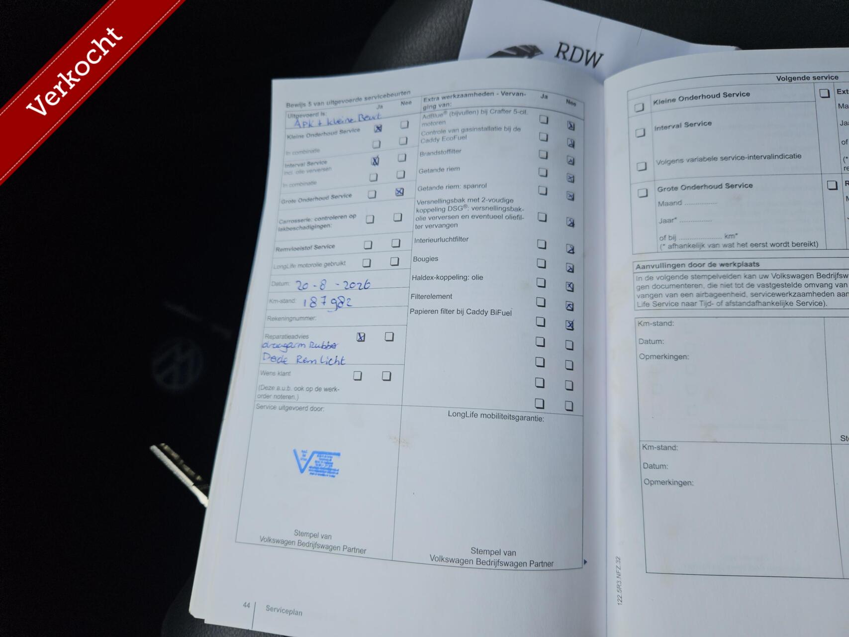 Foto van Volkswagen Caddy