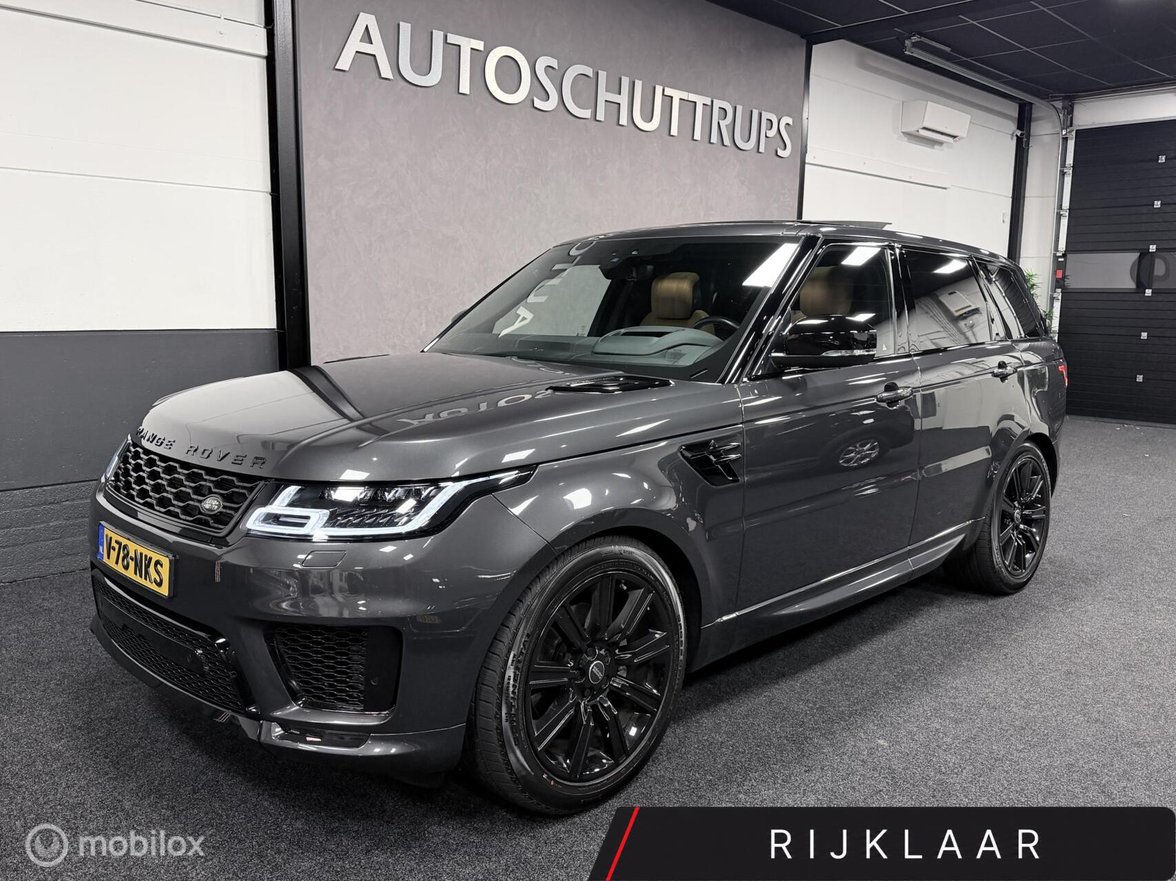 Land Rover Range Rover Sport 3.0 SDV6 GRIJSKENTEKEN / MARGE 2019 - voorkant