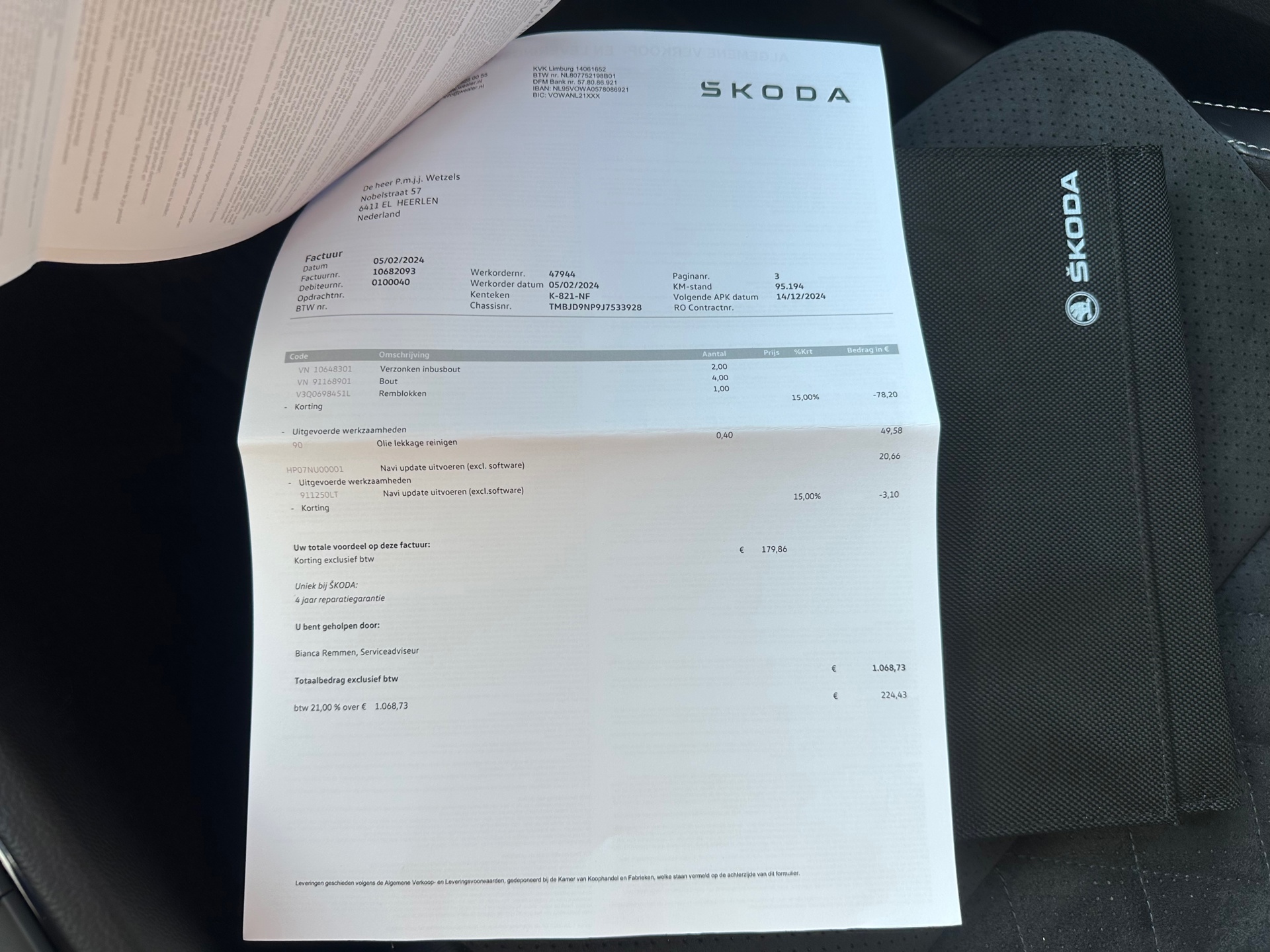 Foto van Skoda Superb