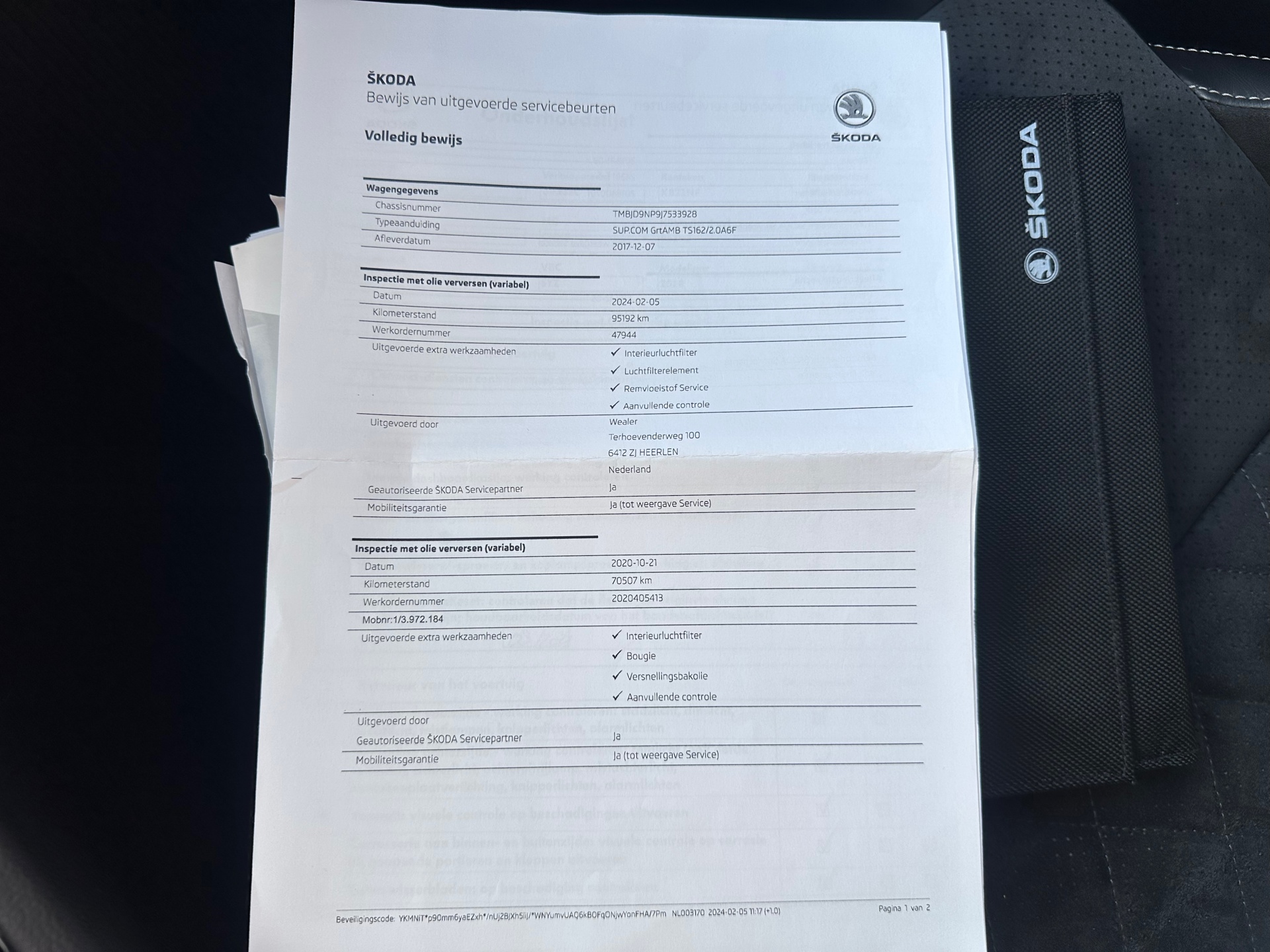 Foto van Skoda Superb