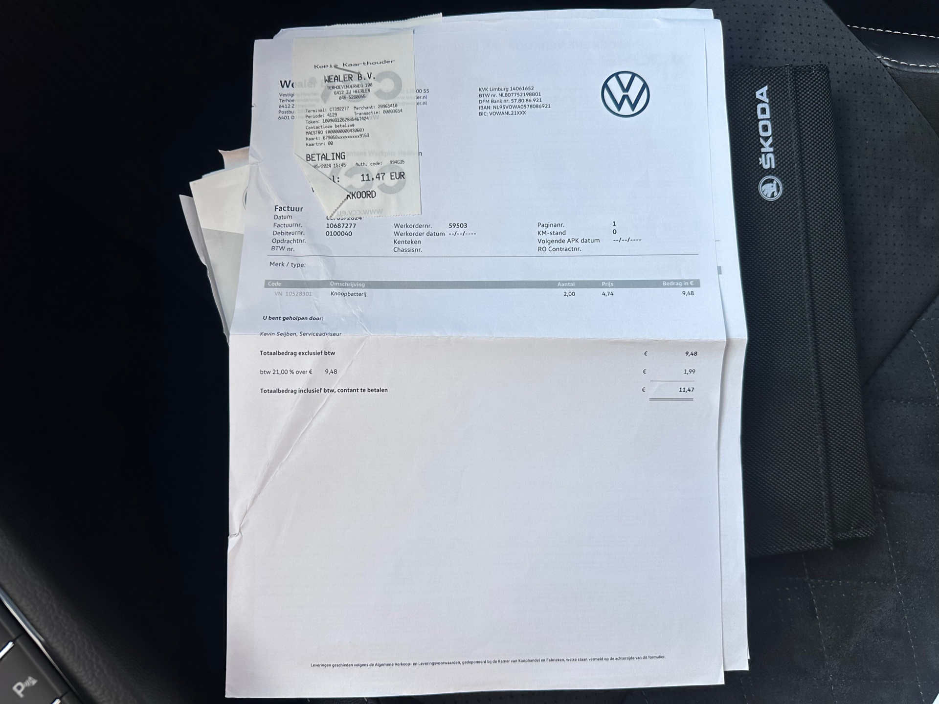 Foto van Skoda Superb