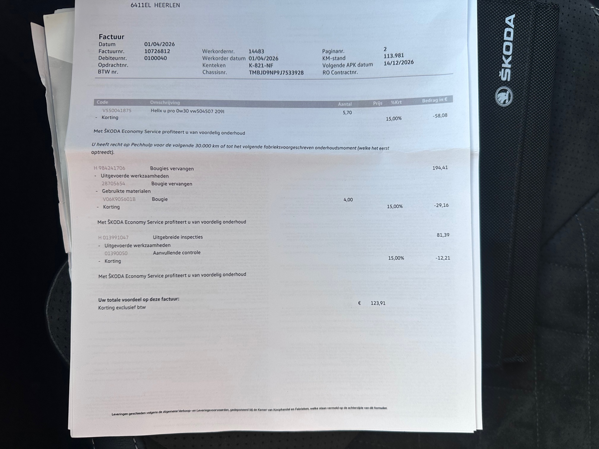 Foto van Skoda Superb