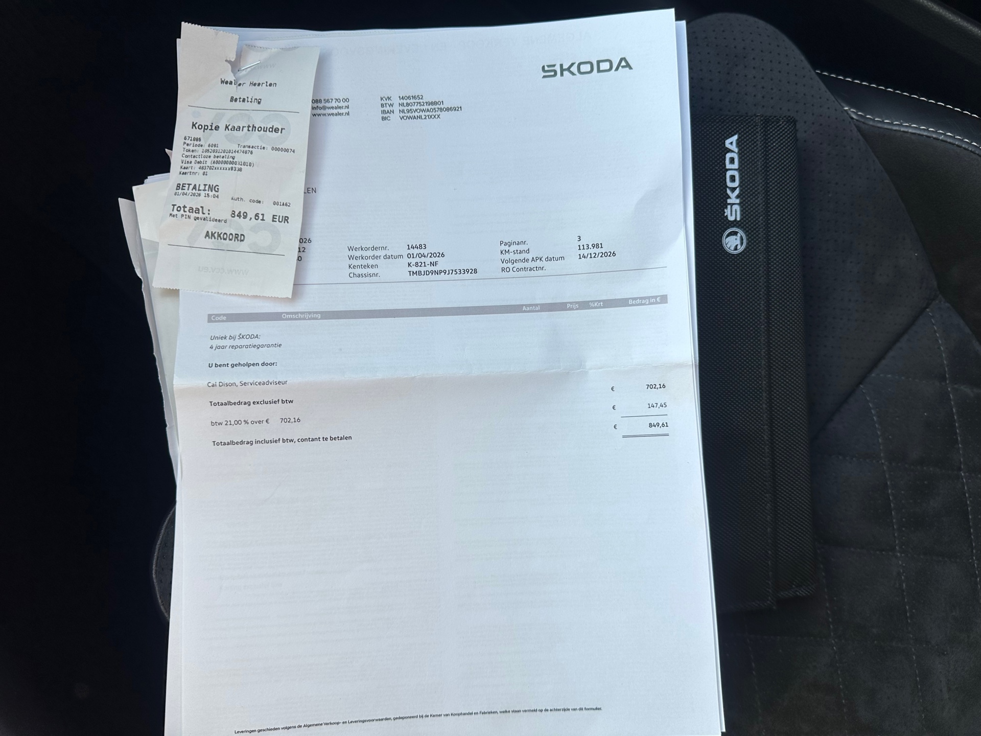 Foto van Skoda Superb