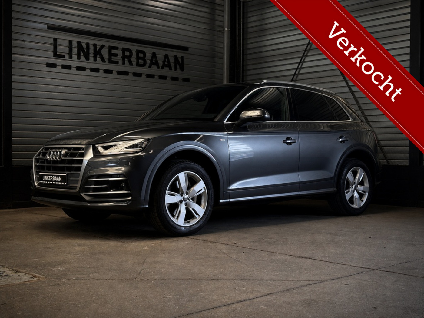 Audi Q5 2.0 TFSI Quattro Sport | S Line | Pano | Leder | Trekhaak | 2017 - voorkant