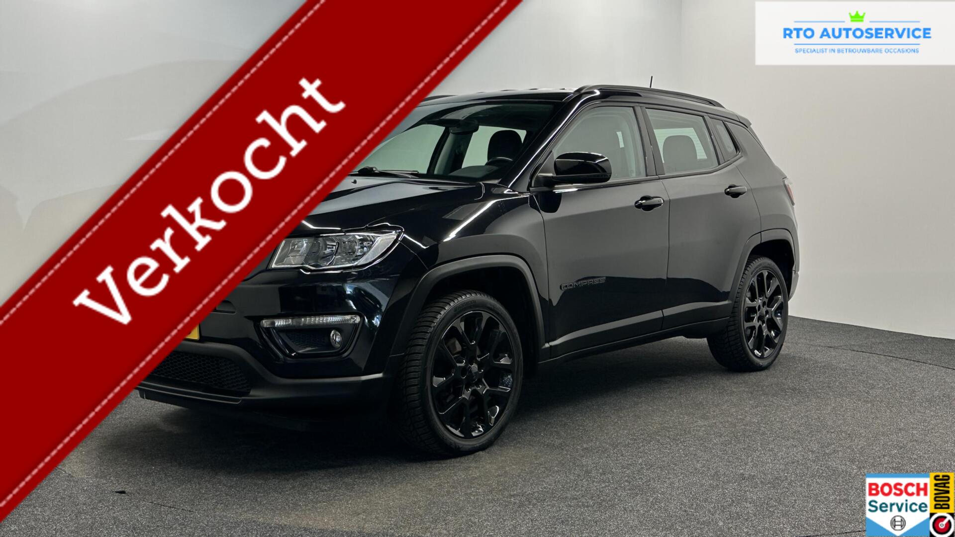 Jeep Compass 1.3T Night Eagle CAMERA CARPLAY NAVI ECC CRUISE. 2021 - voorkant