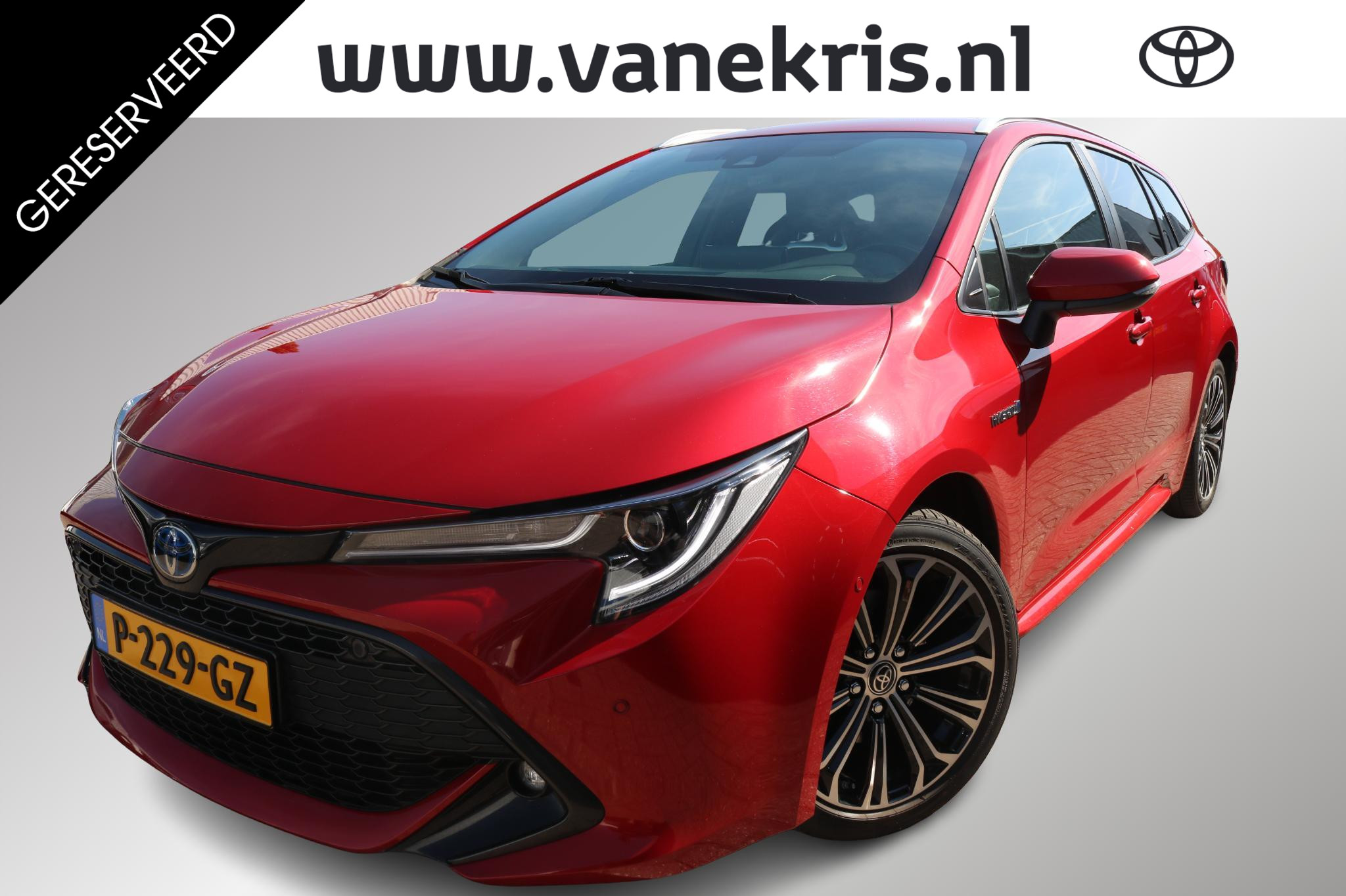 Toyota Toyota Corolla 2.0 Hybrid Style, Trekhaak, Parkeersensoren 2021 - voorkant