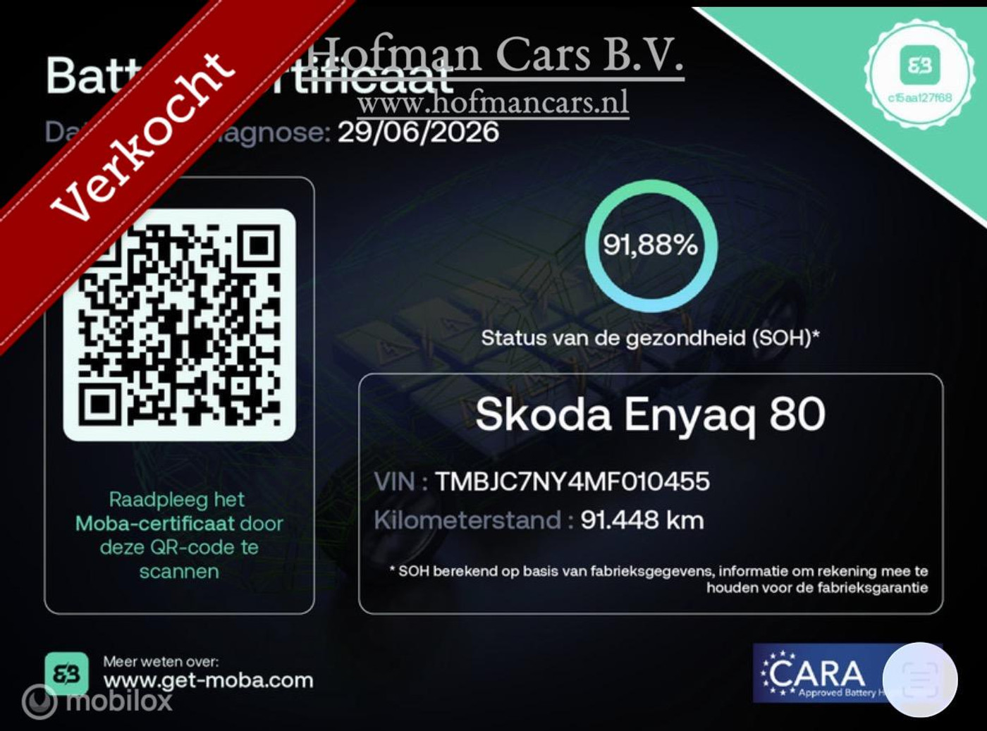 Foto van Skoda Enyaq 80