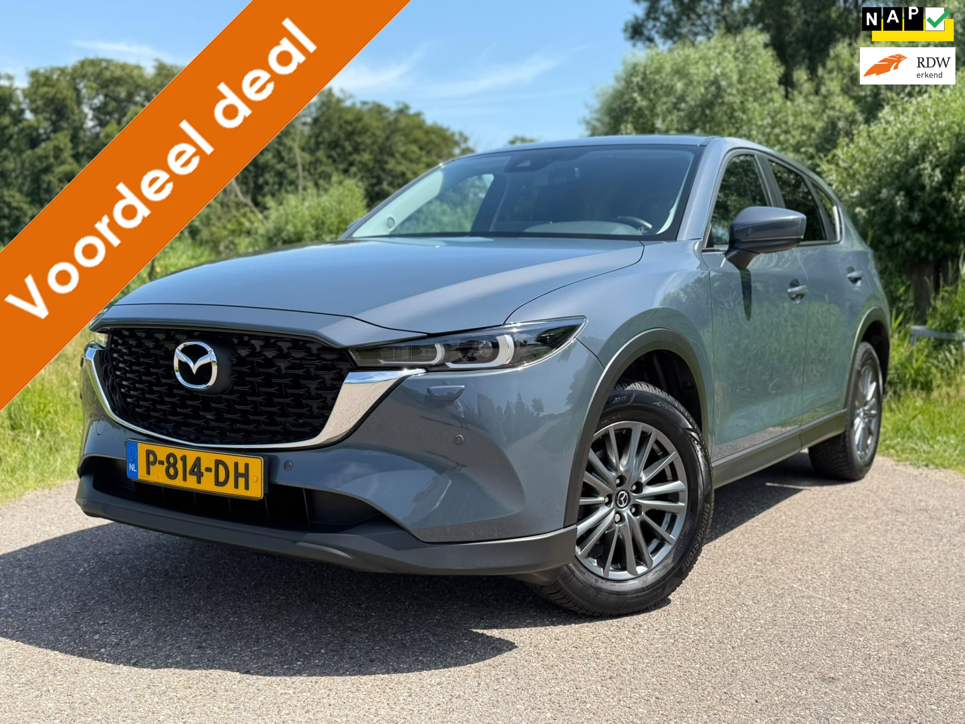Mazda Mazda Cx-5 2.0 SkyActiv-G 165 Comfort Automaat / Airco / Navi / Camera / Apple Carplay / CC / Stoelverwarming / PDC / Trekhaak NAP 2022 - voorkant
