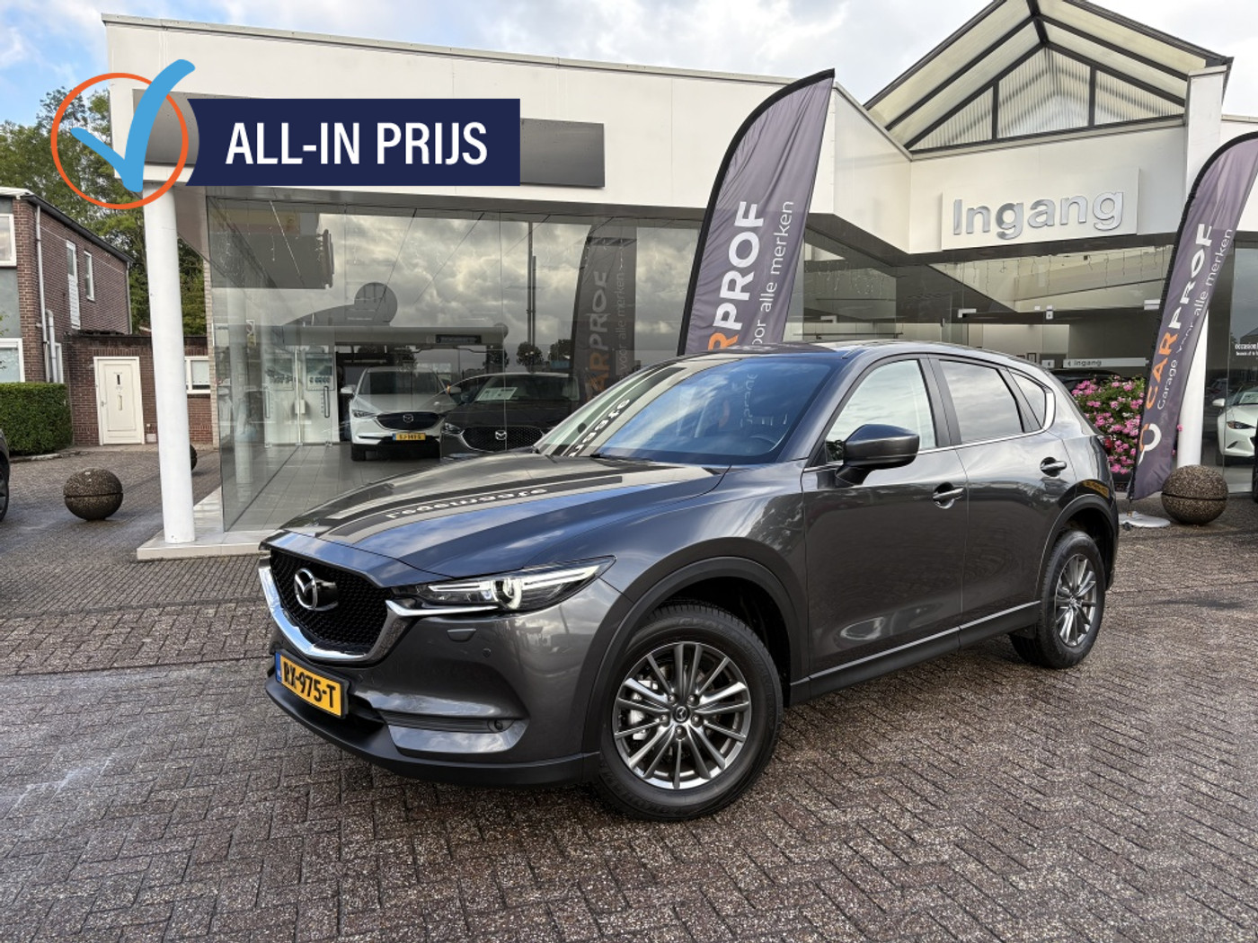 Mazda Mazda Cx-5 2.0 SAG 165 SkL GT Leer BOSE Trekhaak 2018 - voorkant