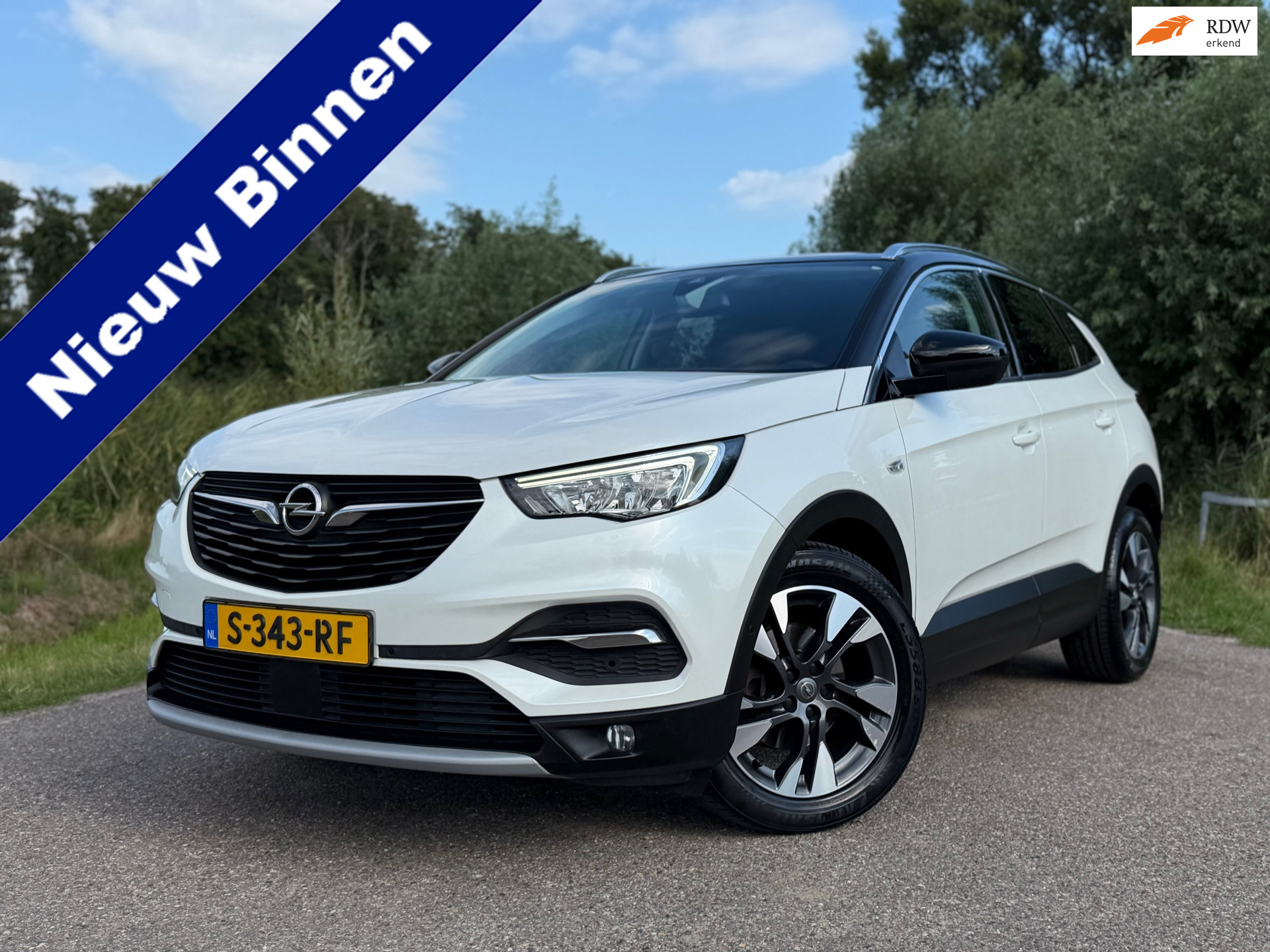 Opel Grandland X 1.2 Turbo Innovation / Perfect onderhouden / Camera / Navigatie / Climate Control / Cruise Control / 18"LM Velgen 2020 - voorkant