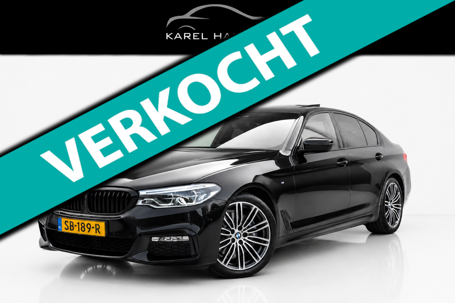 BMW 530i 530i High Executive | M-pakket | Elek. voorstoelen met geheugen | Stoelverwarming | Panoramadak | Klepsysteem 2018 - voorkant