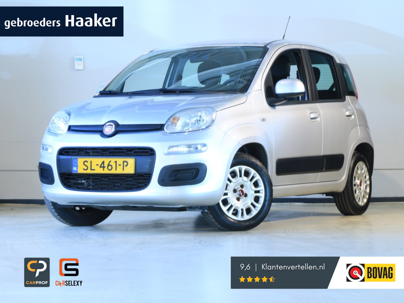 Fiat Panda TwinAir Popstar Automaat* Rijklaar* 12 maanden garantie 2018 - voorkant