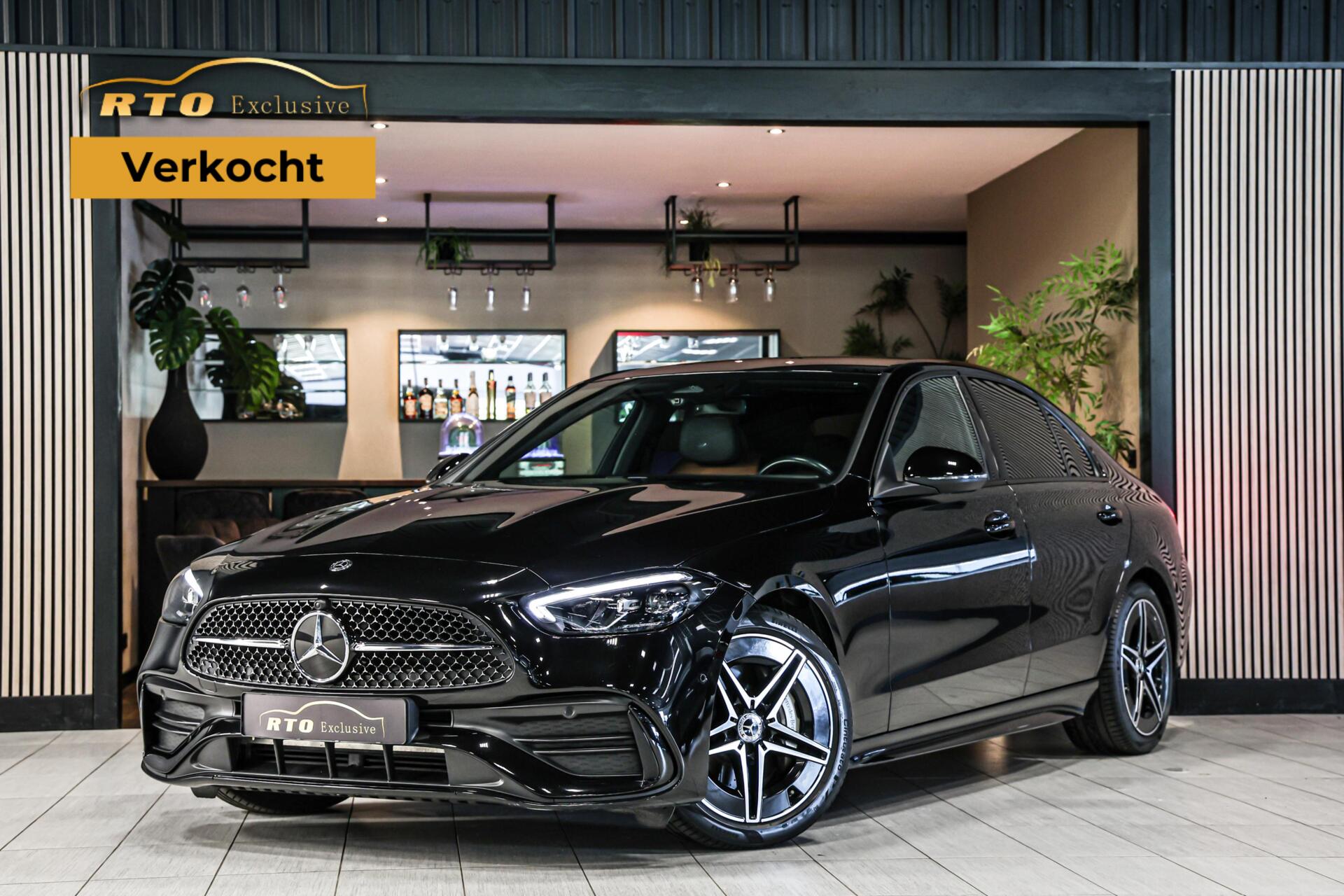 Mercedes-Benz C-klasse 180 AMG Line 2022 - voorkant